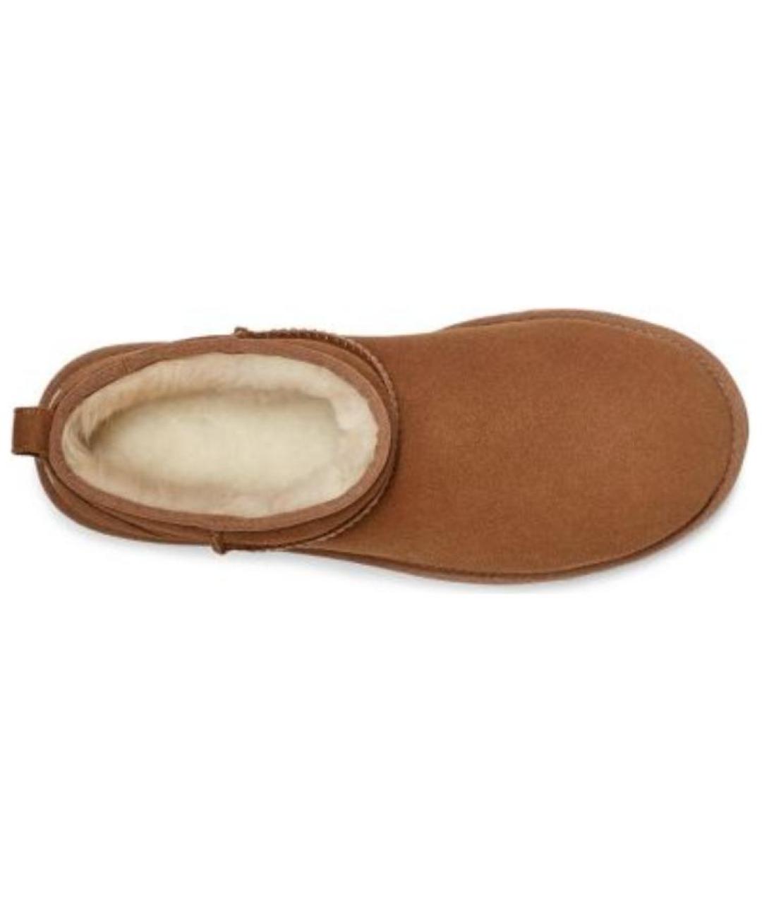 UGG AUSTRALIA Коричневые замшевые низкие ботинки, фото 3