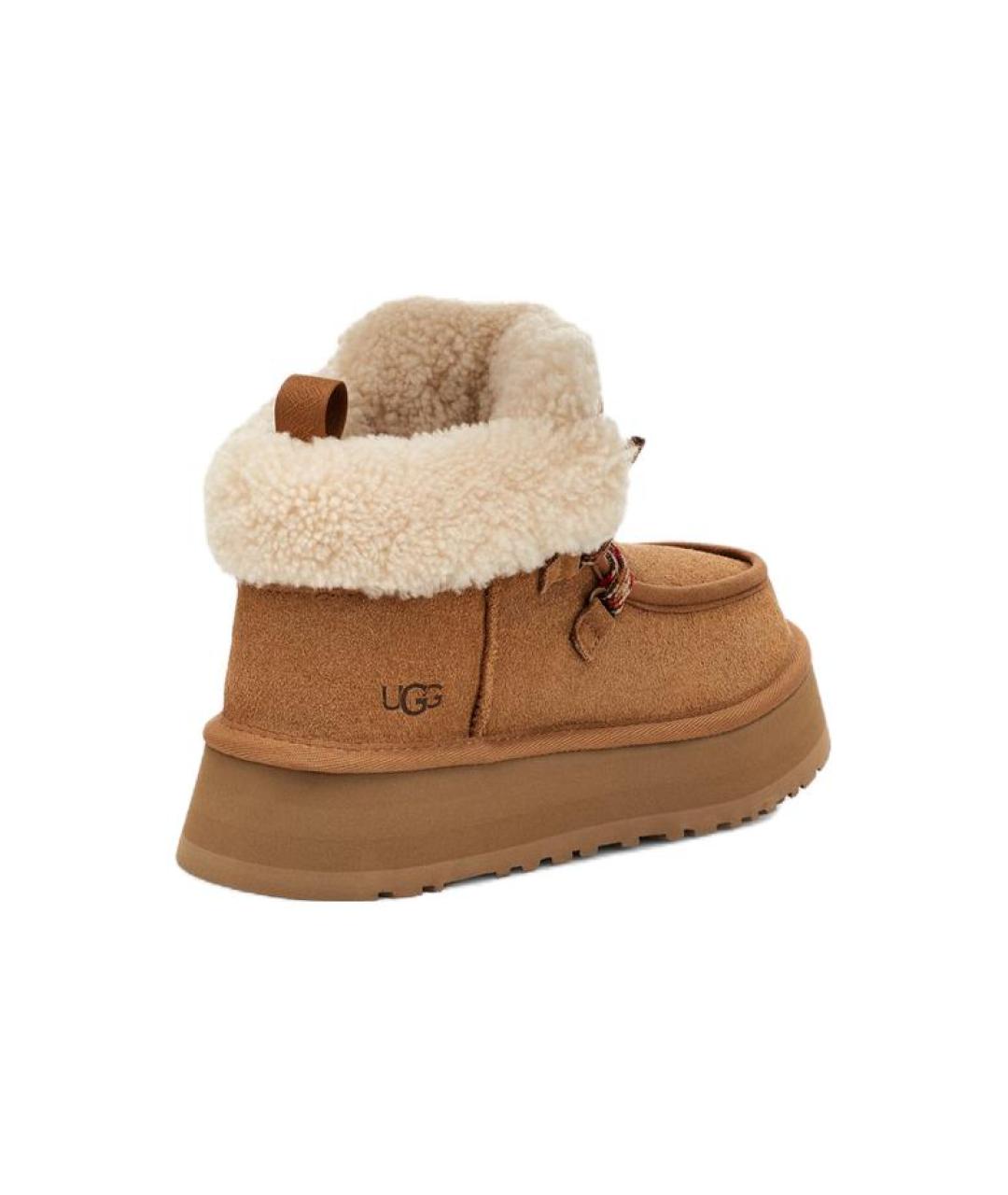 UGG AUSTRALIA Коричневые замшевые ботинки, фото 4
