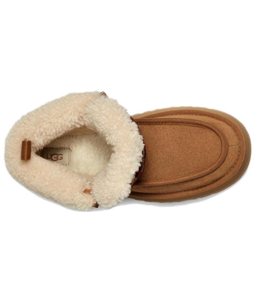 UGG AUSTRALIA Коричневые замшевые ботинки, фото 5