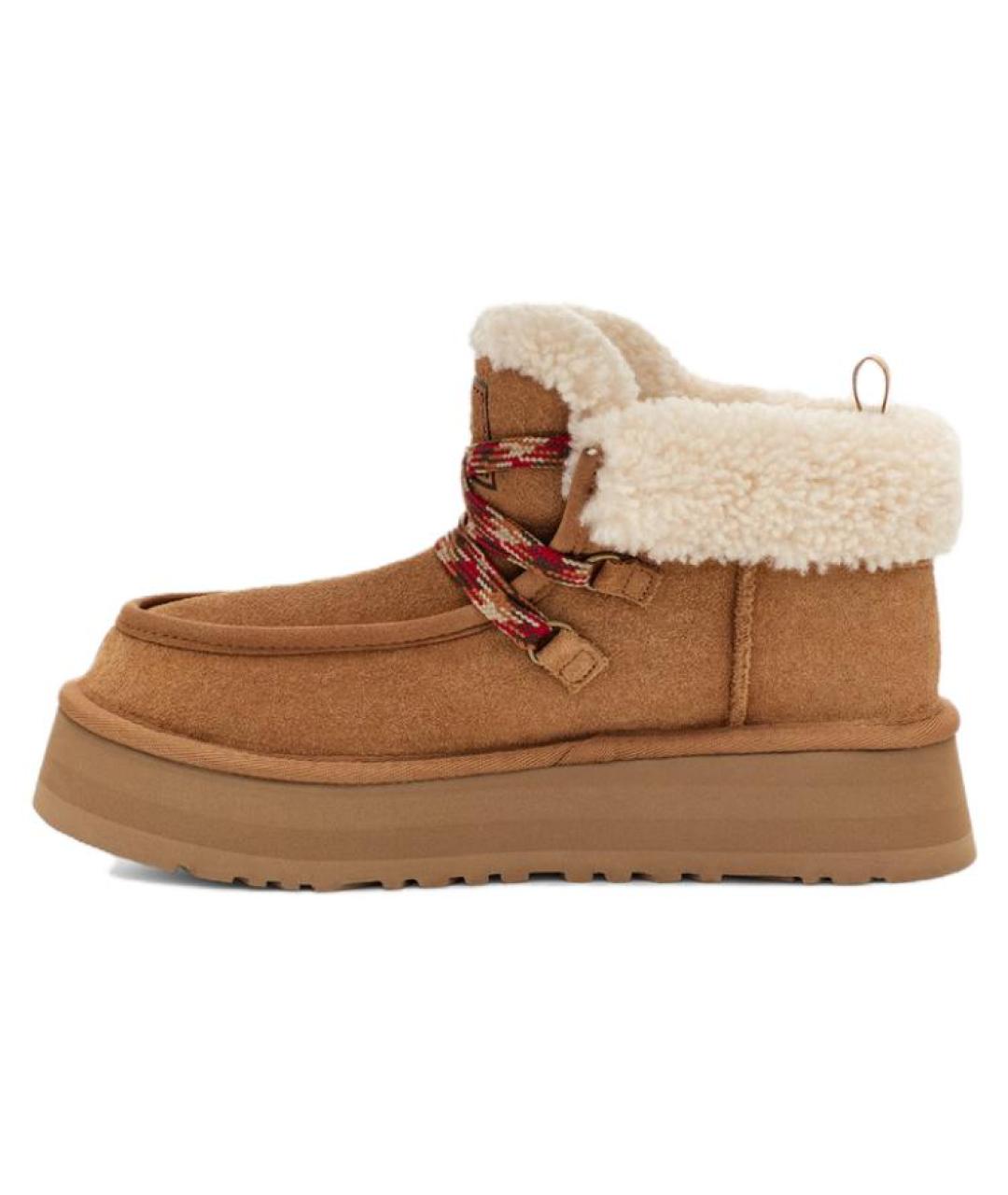 UGG AUSTRALIA Коричневые замшевые ботинки, фото 2