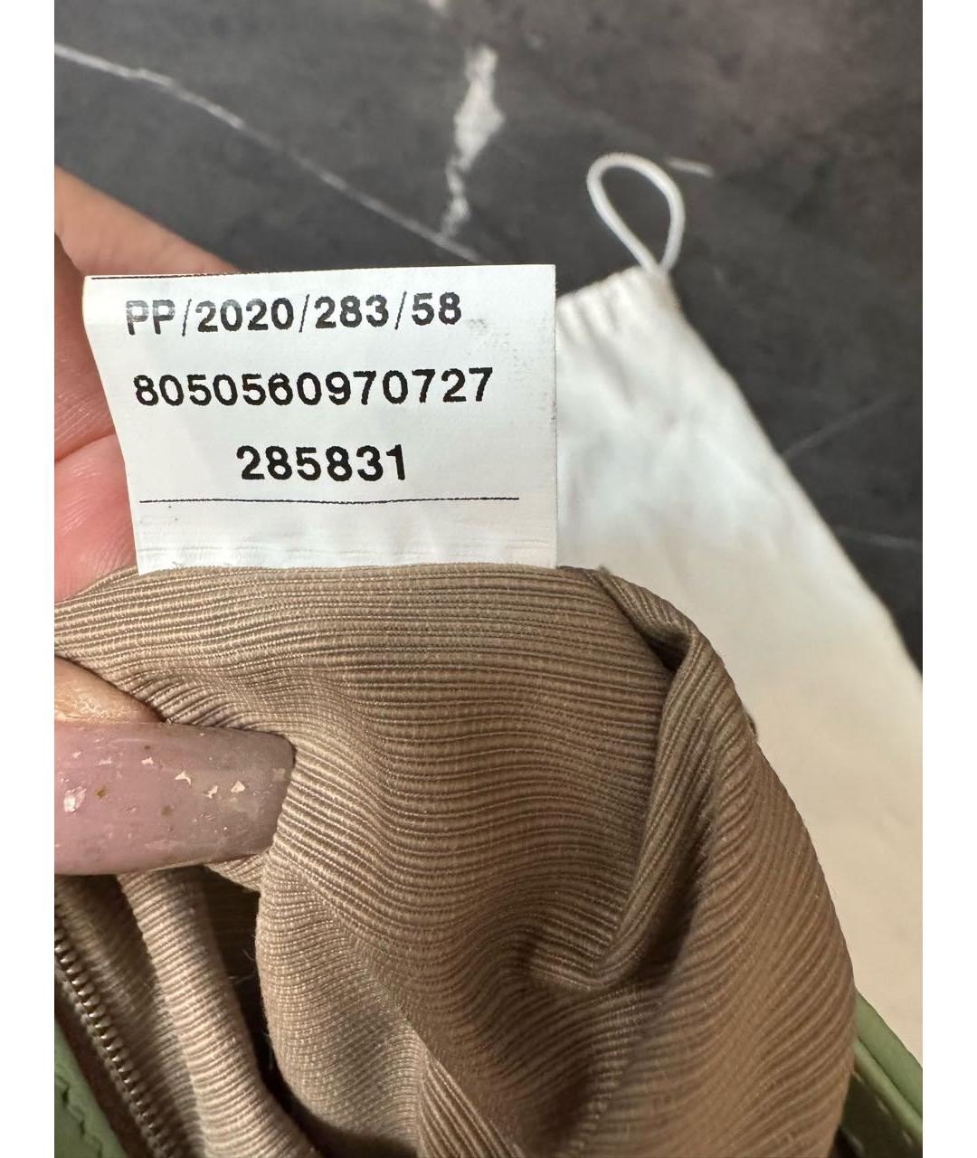 FURLA Салатовая кожаная сумка через плечо, фото 8