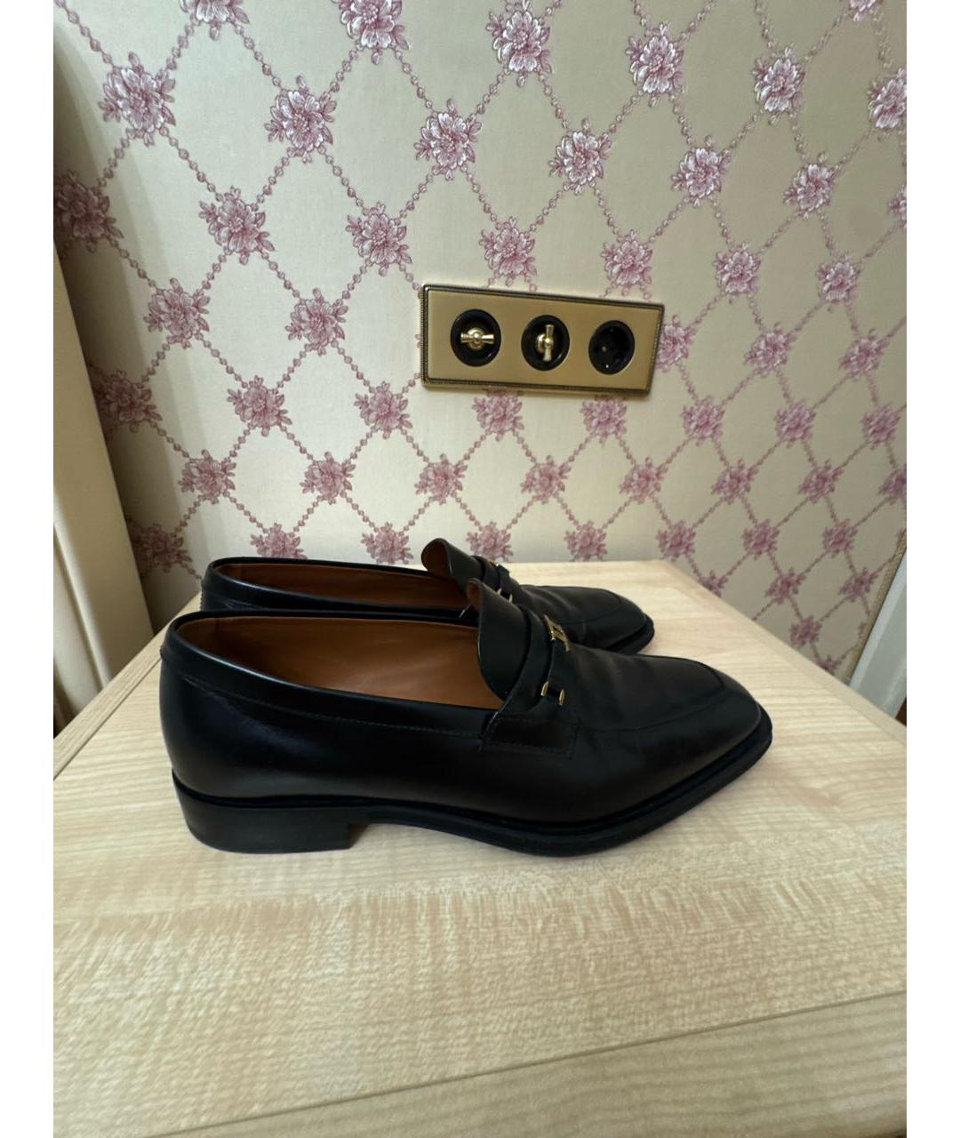 TOD'S Черные кожаные туфли, фото 9