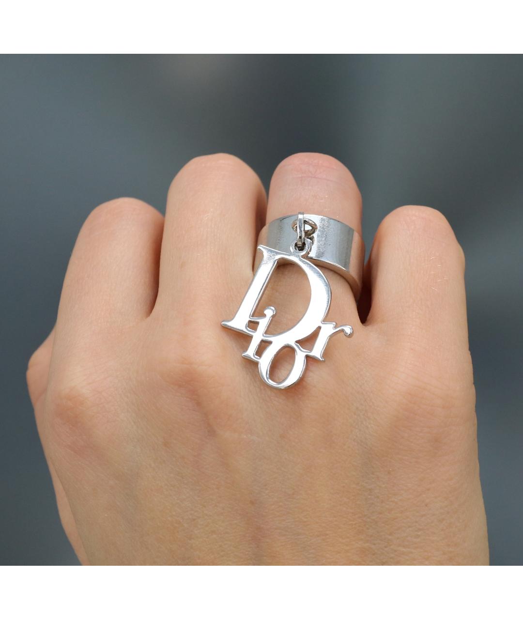 CHRISTIAN DIOR Серебряное с серебряным покрытием кольцо, фото 2