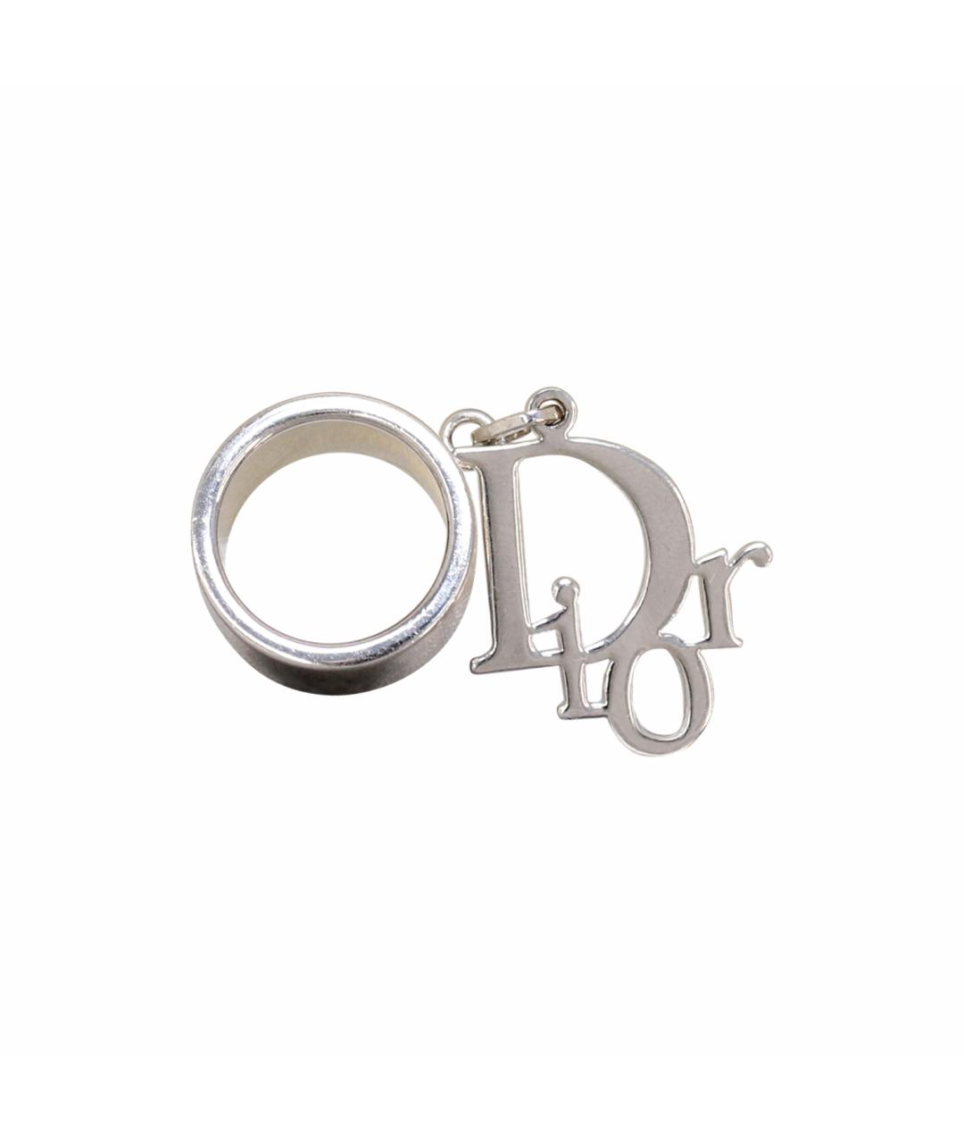 CHRISTIAN DIOR Серебряное с серебряным покрытием кольцо, фото 1