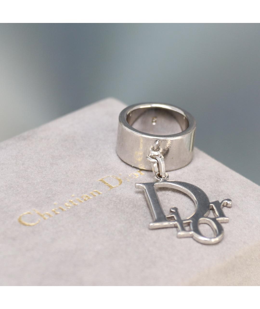 CHRISTIAN DIOR Серебряное с серебряным покрытием кольцо, фото 4