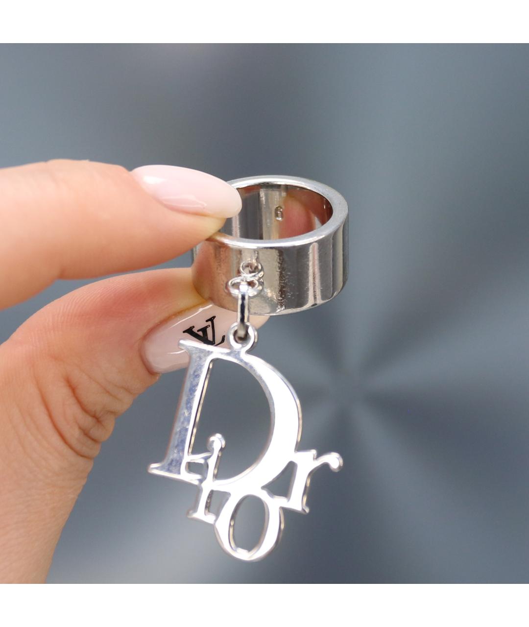 CHRISTIAN DIOR Серебряное с серебряным покрытием кольцо, фото 6