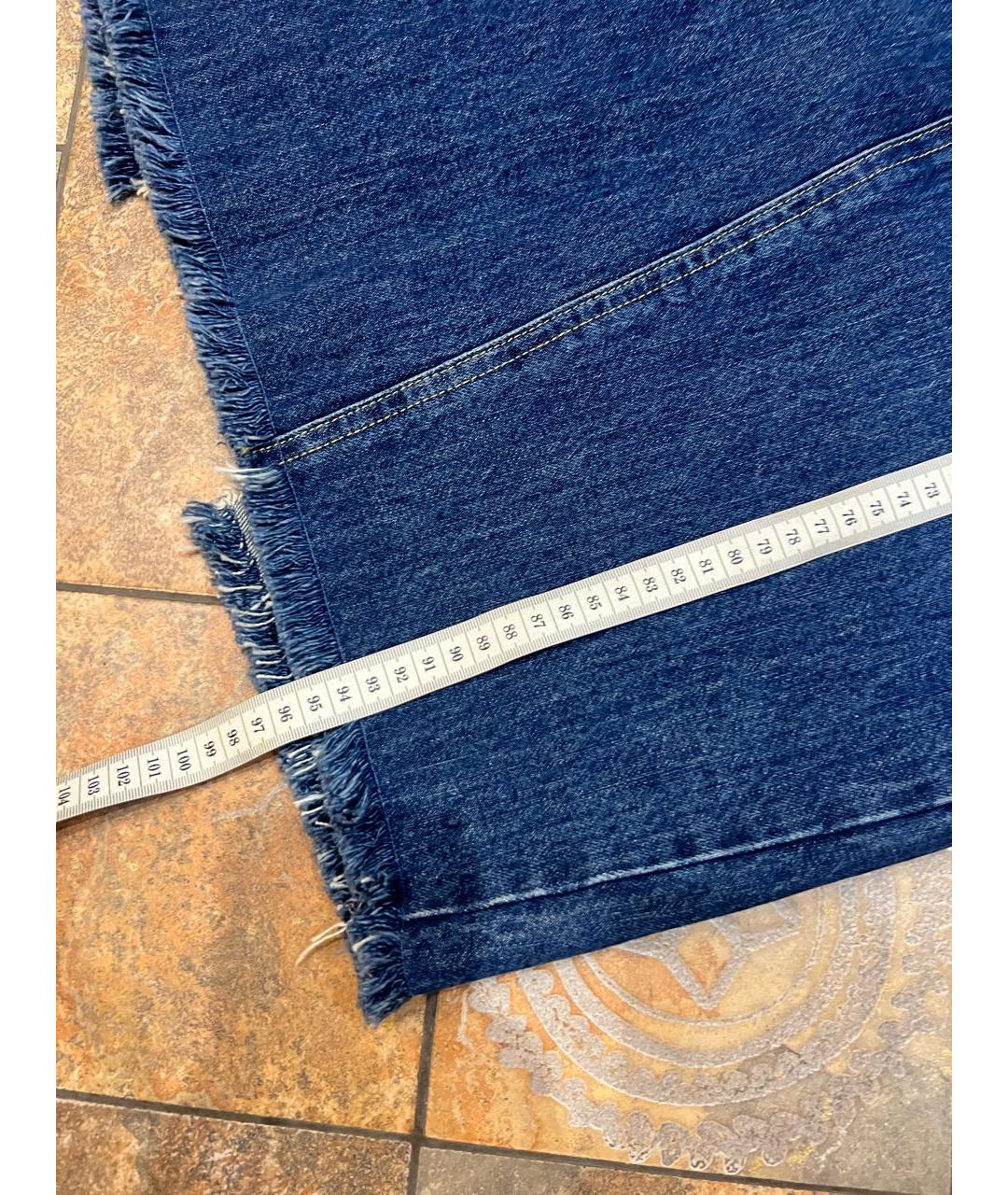 RAEY Синяя деним юбка макси, фото 3