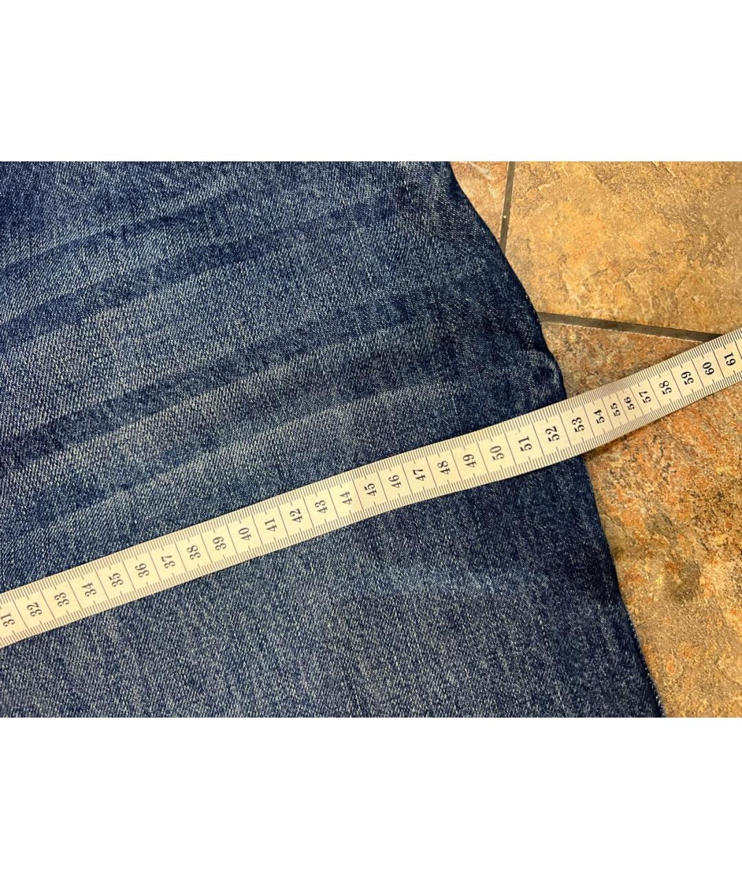 RAEY Синяя деним юбка макси, фото 4