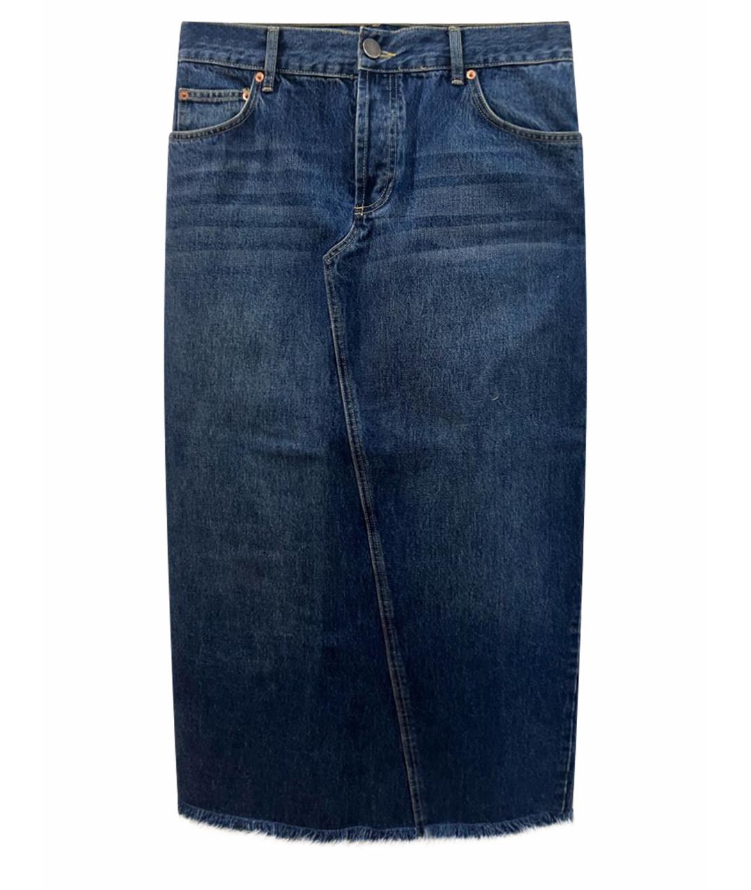 RAEY Синяя деним юбка макси, фото 1