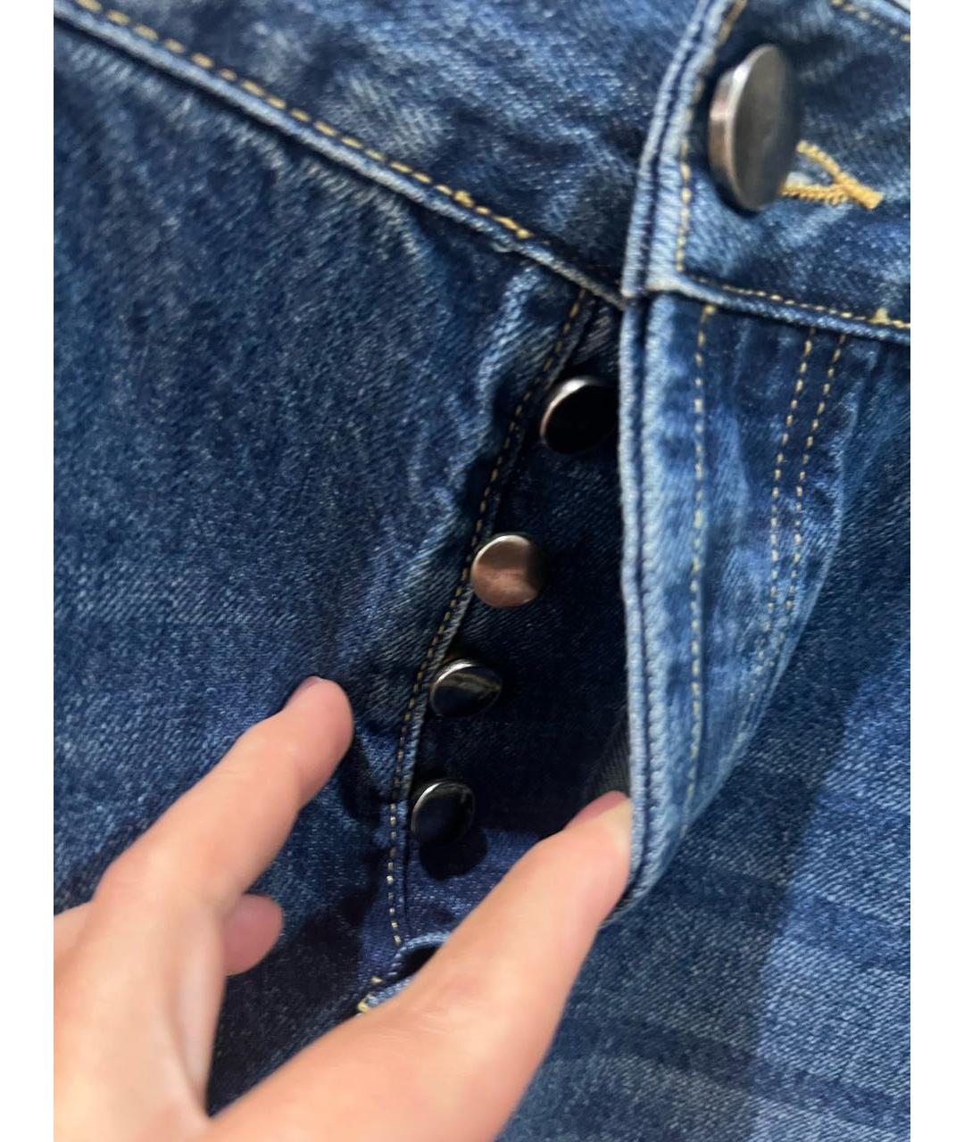 RAEY Синяя деним юбка макси, фото 7