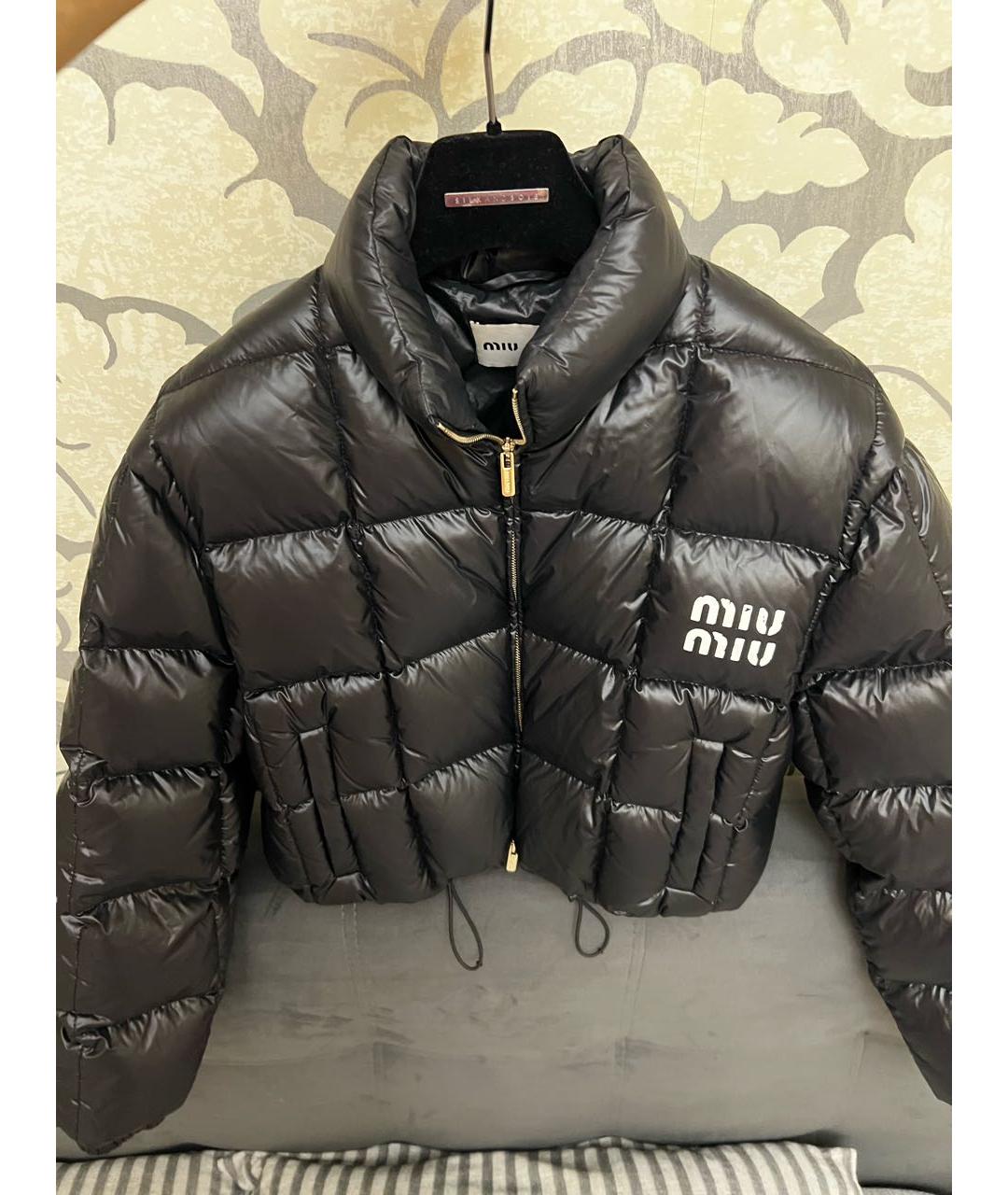 MIU MIU Черный пуховик, фото 6