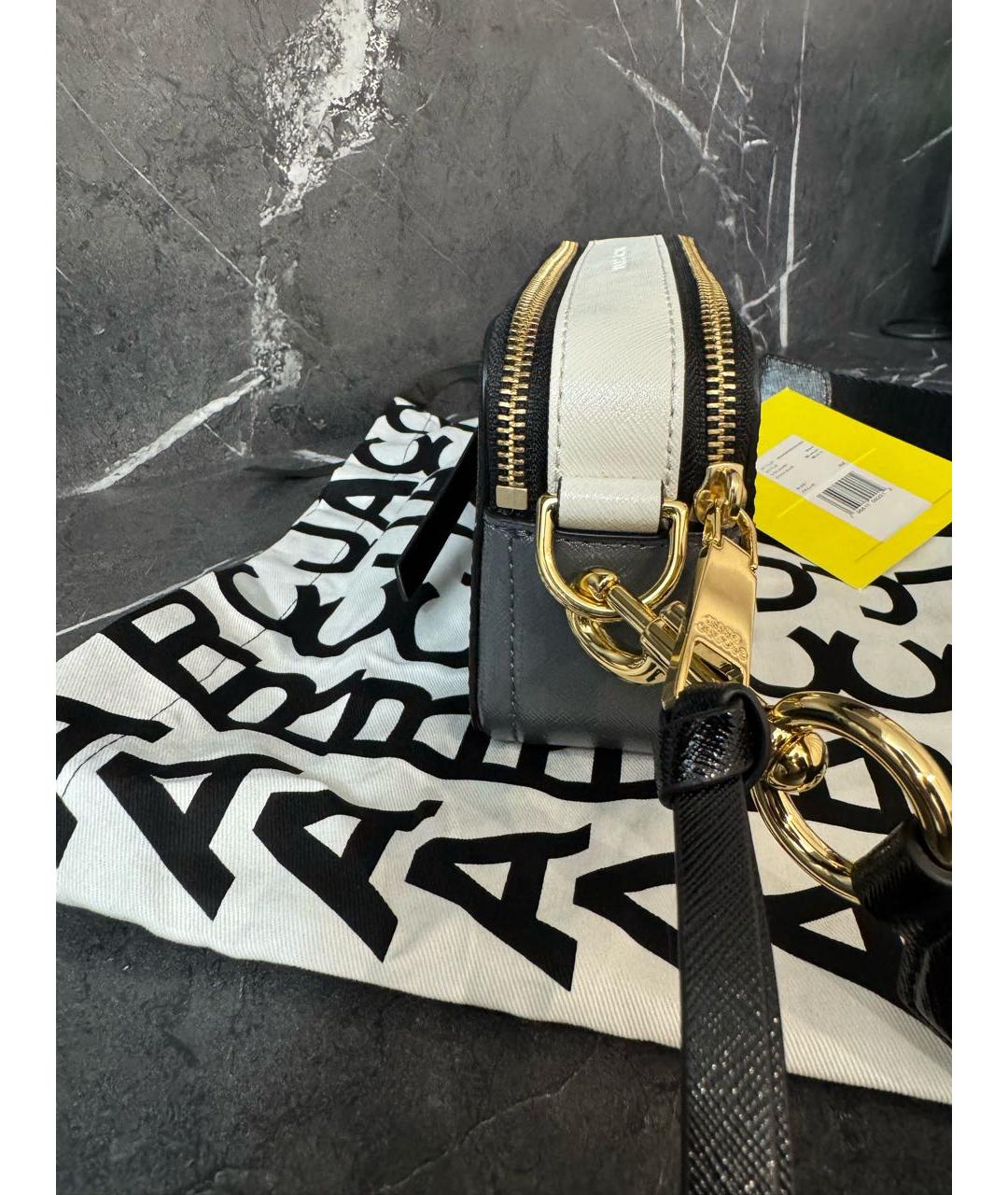 MARC JACOBS Черная кожаная сумка через плечо, фото 2