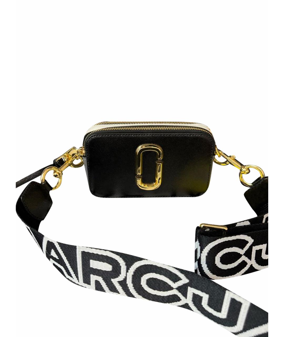 MARC JACOBS Черная кожаная сумка через плечо, фото 1