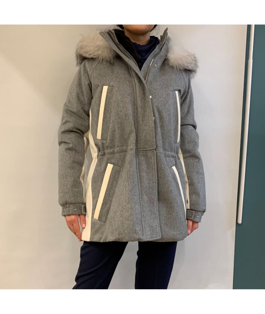LORO PIANA Серая кашемировая парка, фото 4