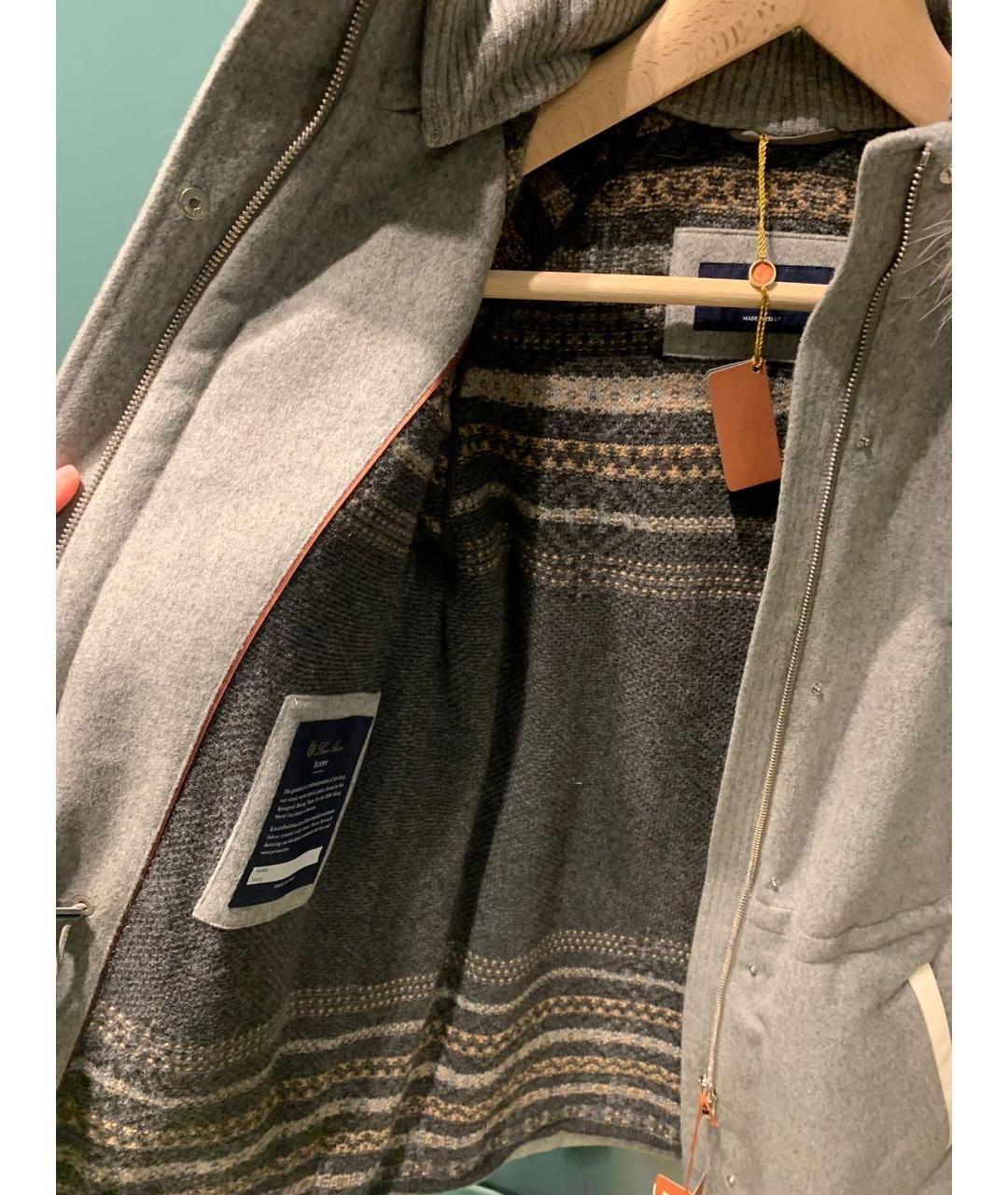 LORO PIANA Серая кашемировая парка, фото 3