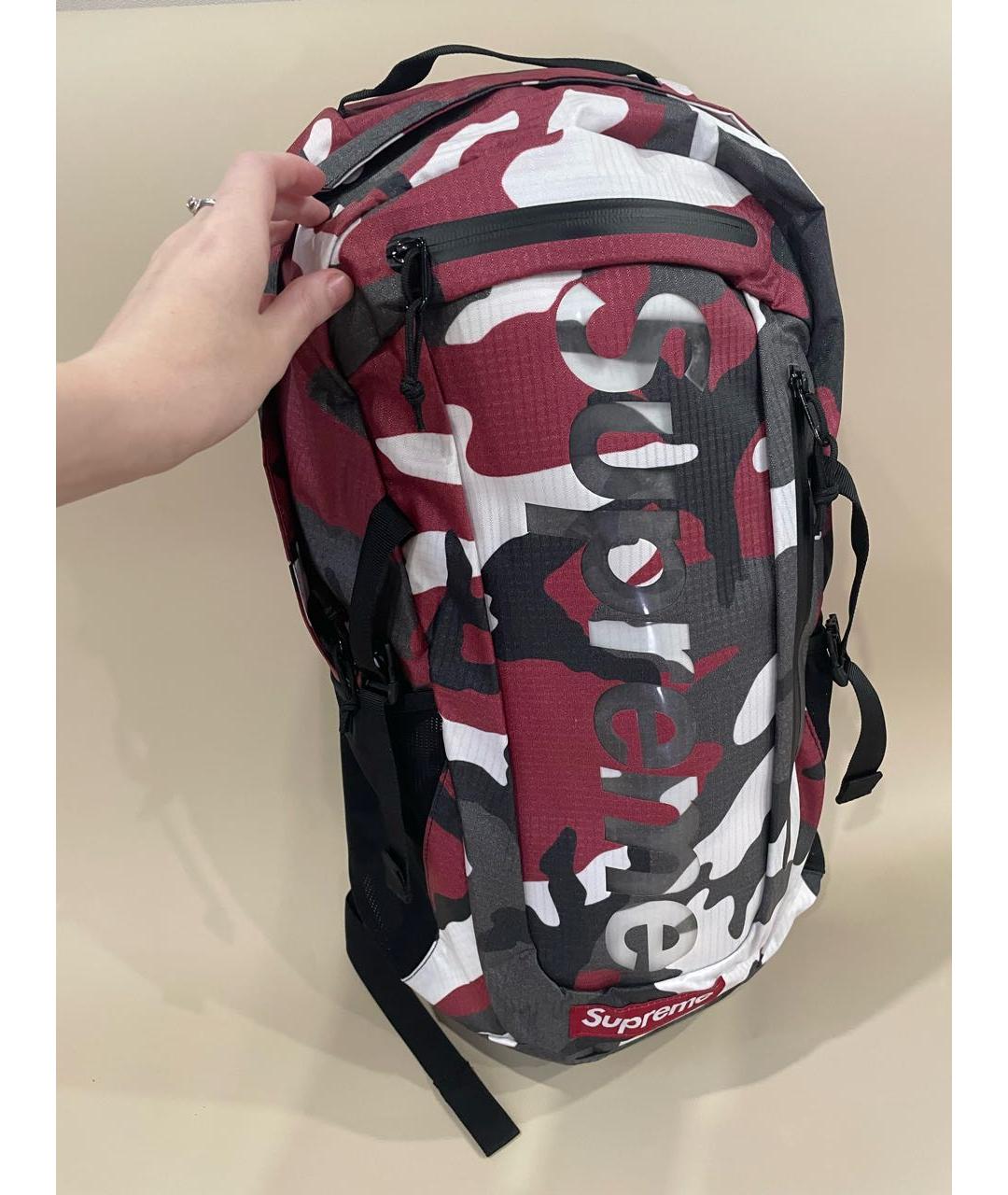 SUPREME Красный синтетический рюкзак, фото 5
