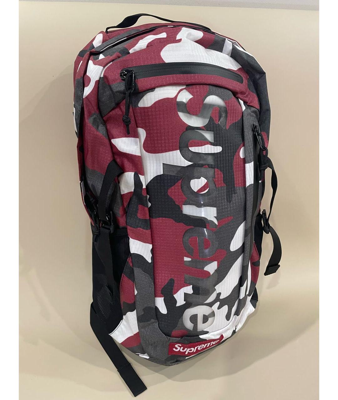 SUPREME Красный синтетический рюкзак, фото 4
