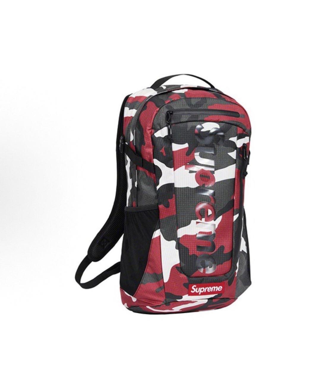 SUPREME Красный синтетический рюкзак, фото 2