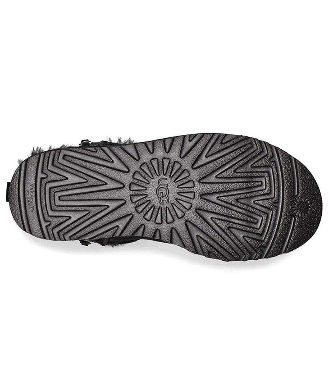 UGG AUSTRALIA Черные замшевые ботинки, фото 6