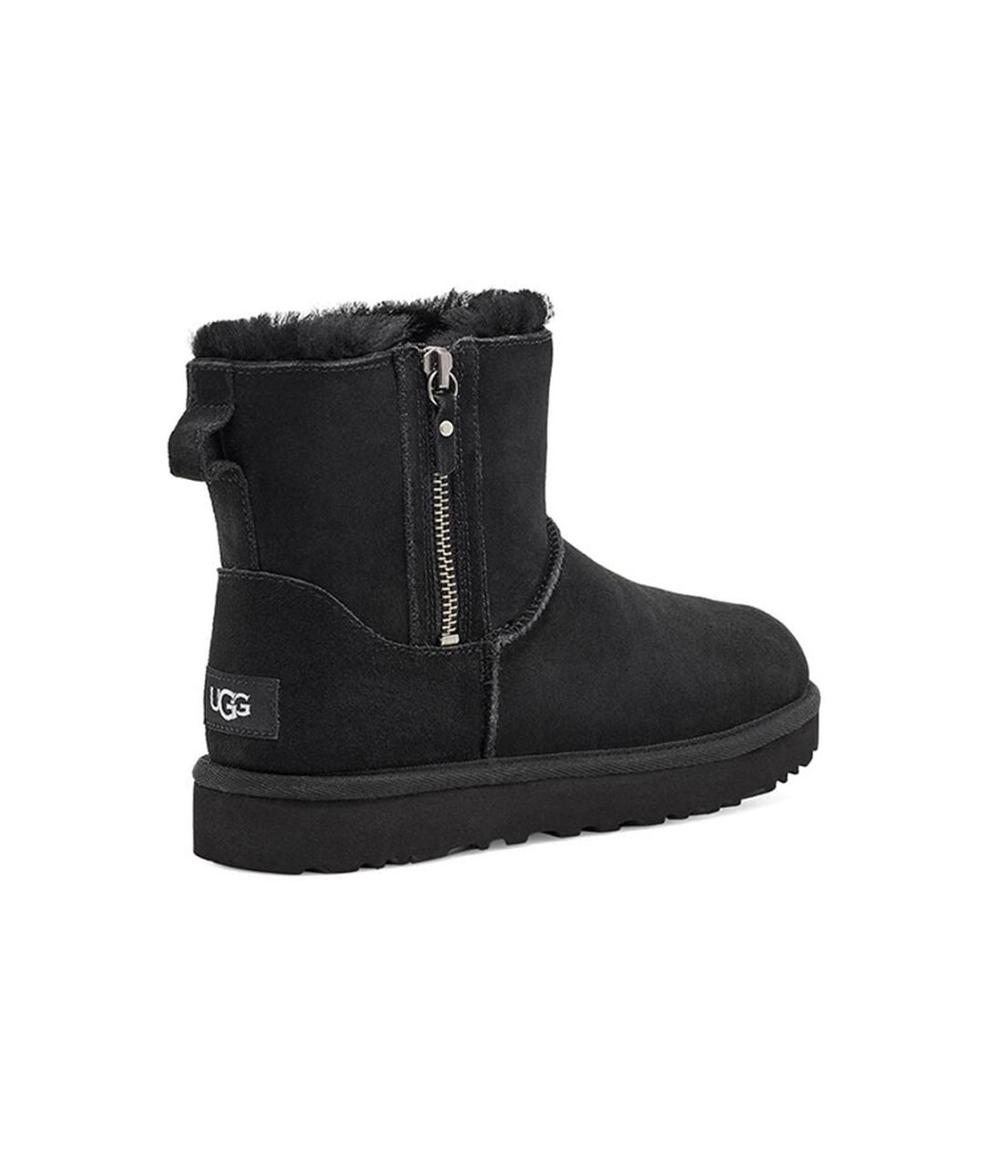 UGG AUSTRALIA Черные замшевые ботинки, фото 4