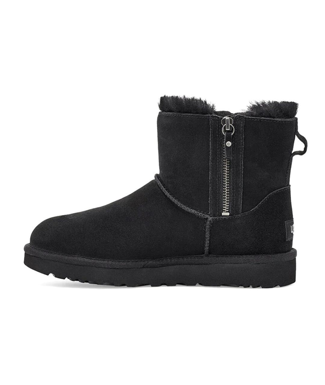 UGG AUSTRALIA Черные замшевые ботинки, фото 2