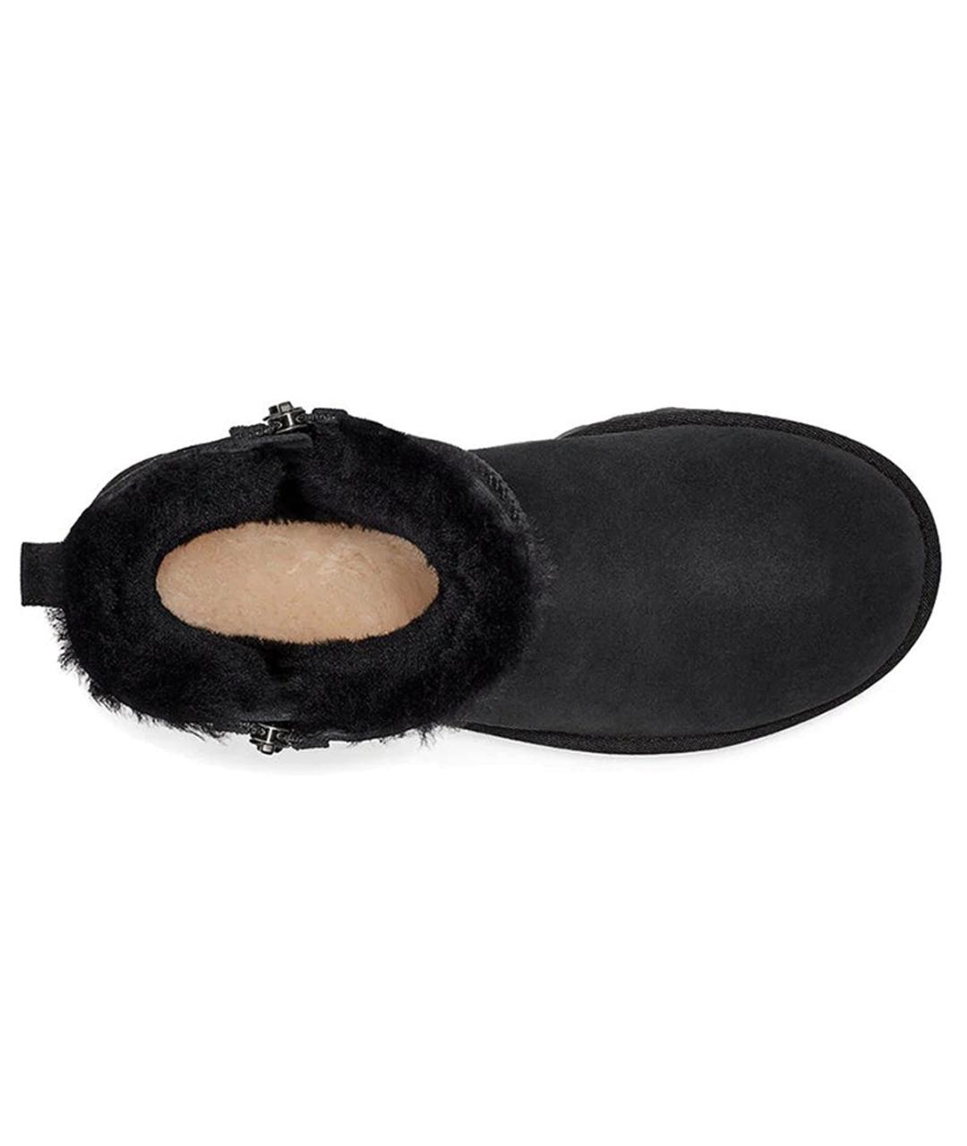 UGG AUSTRALIA Черные замшевые ботинки, фото 5