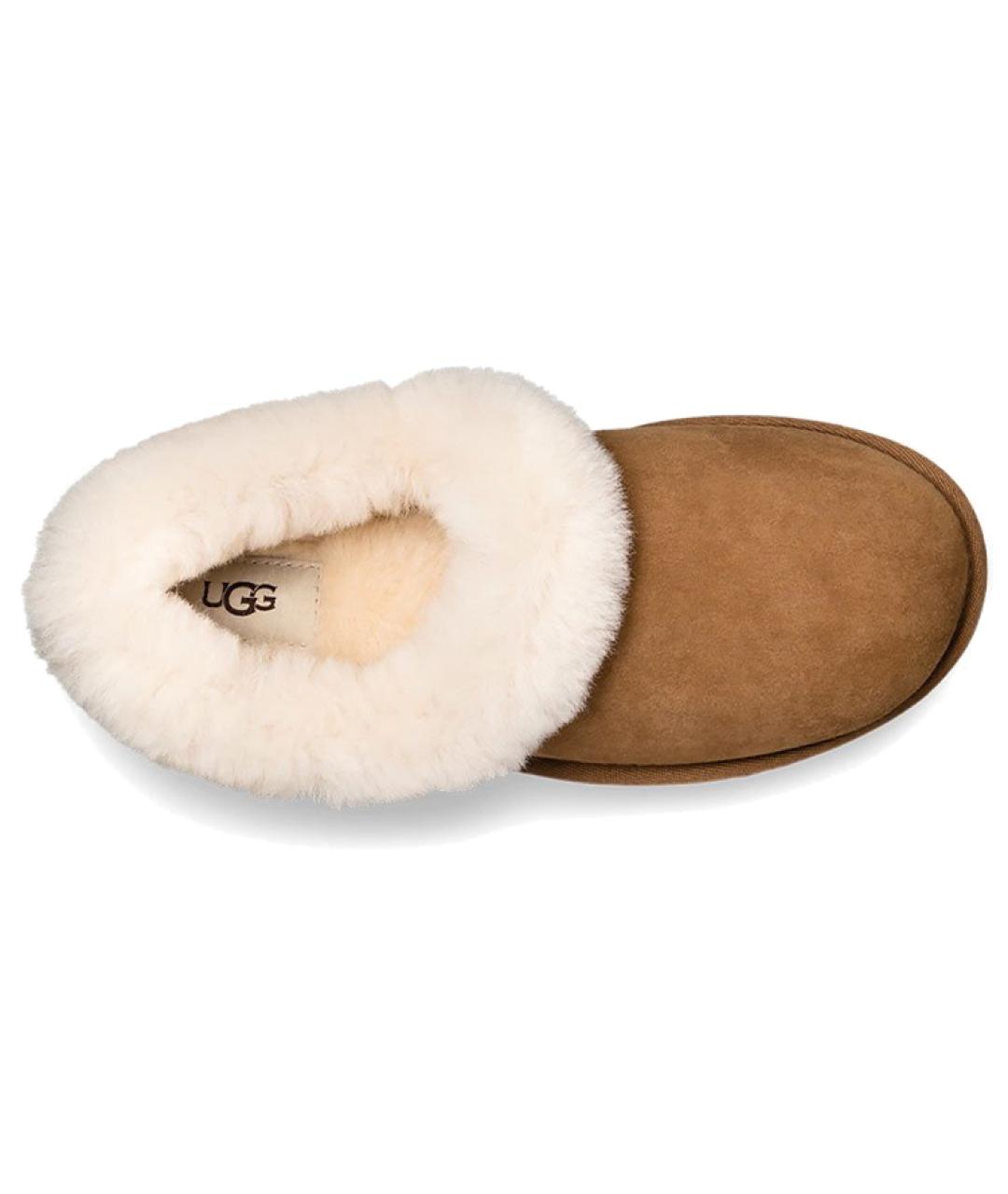 UGG AUSTRALIA Коричневые замшевые ботинки, фото 4