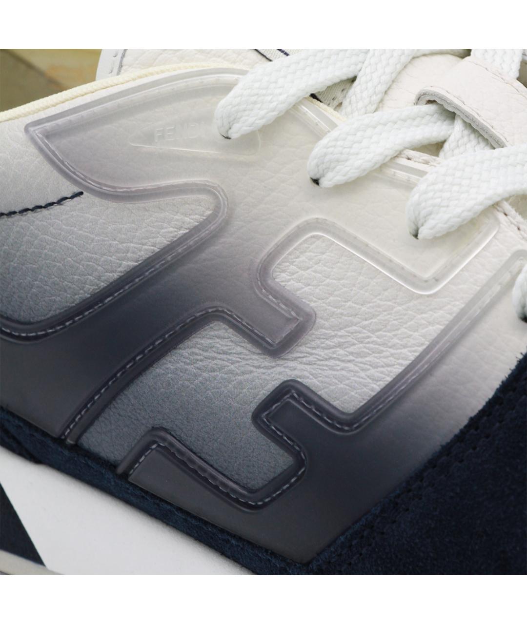 FENDI Мульти кожаные низкие кроссовки / кеды, фото 4