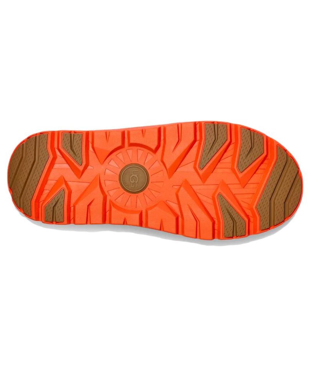 UGG AUSTRALIA Коричневые нубуковые ботинки, фото 4