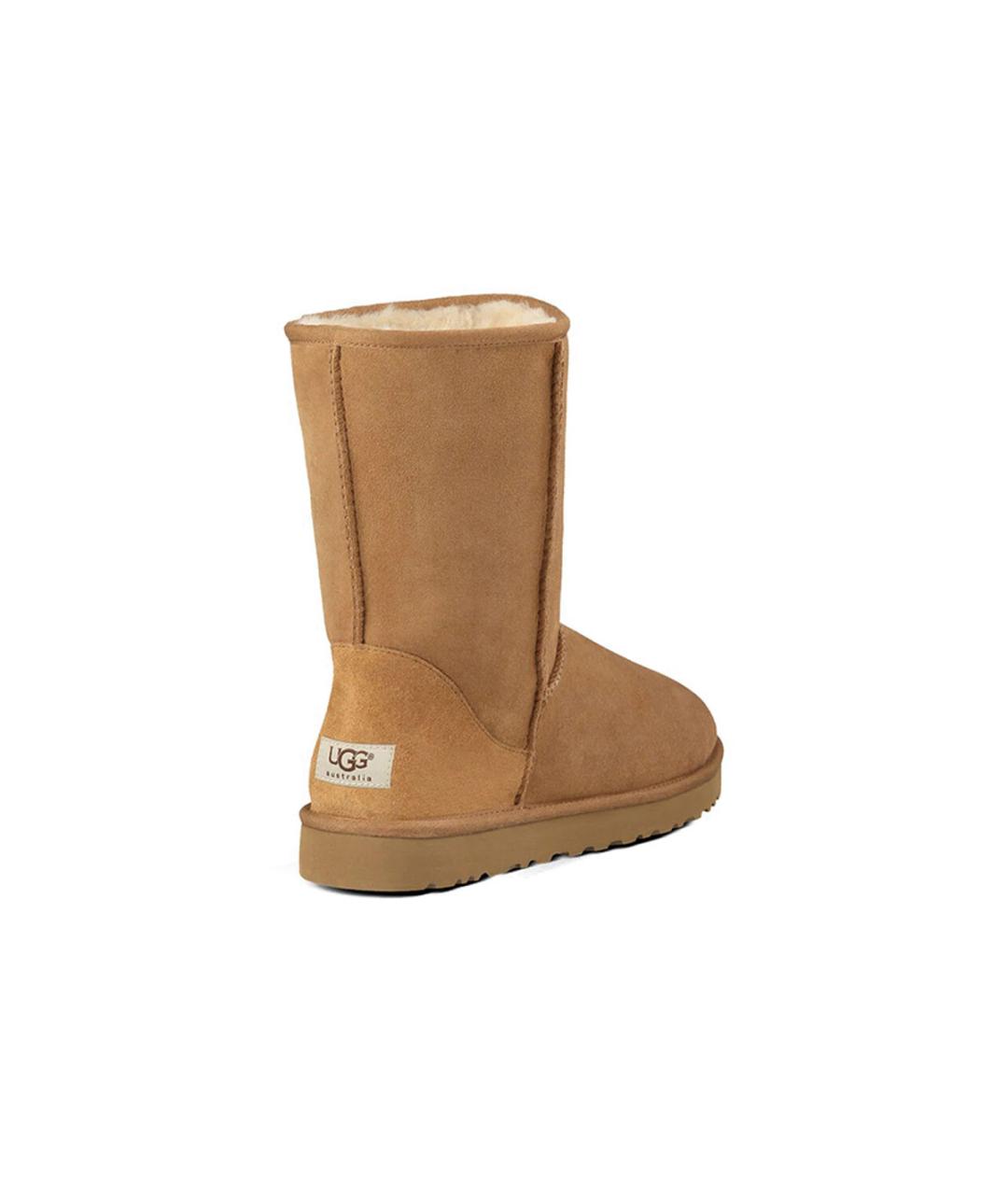 UGG AUSTRALIA Коричневые замшевые высокие ботинки, фото 4