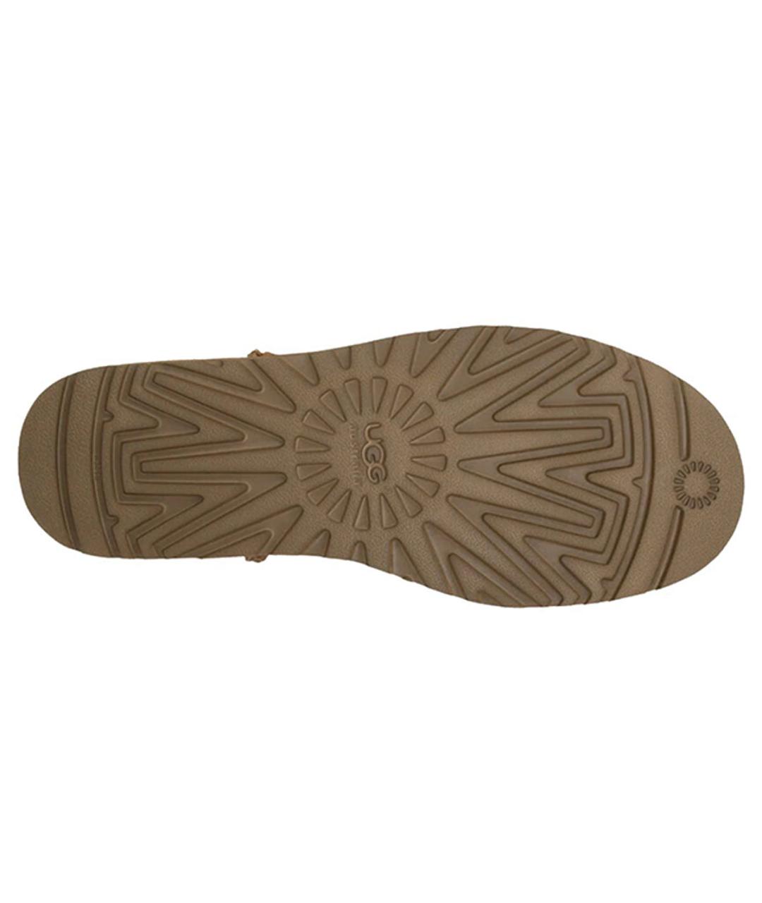 UGG AUSTRALIA Коричневые замшевые высокие ботинки, фото 6