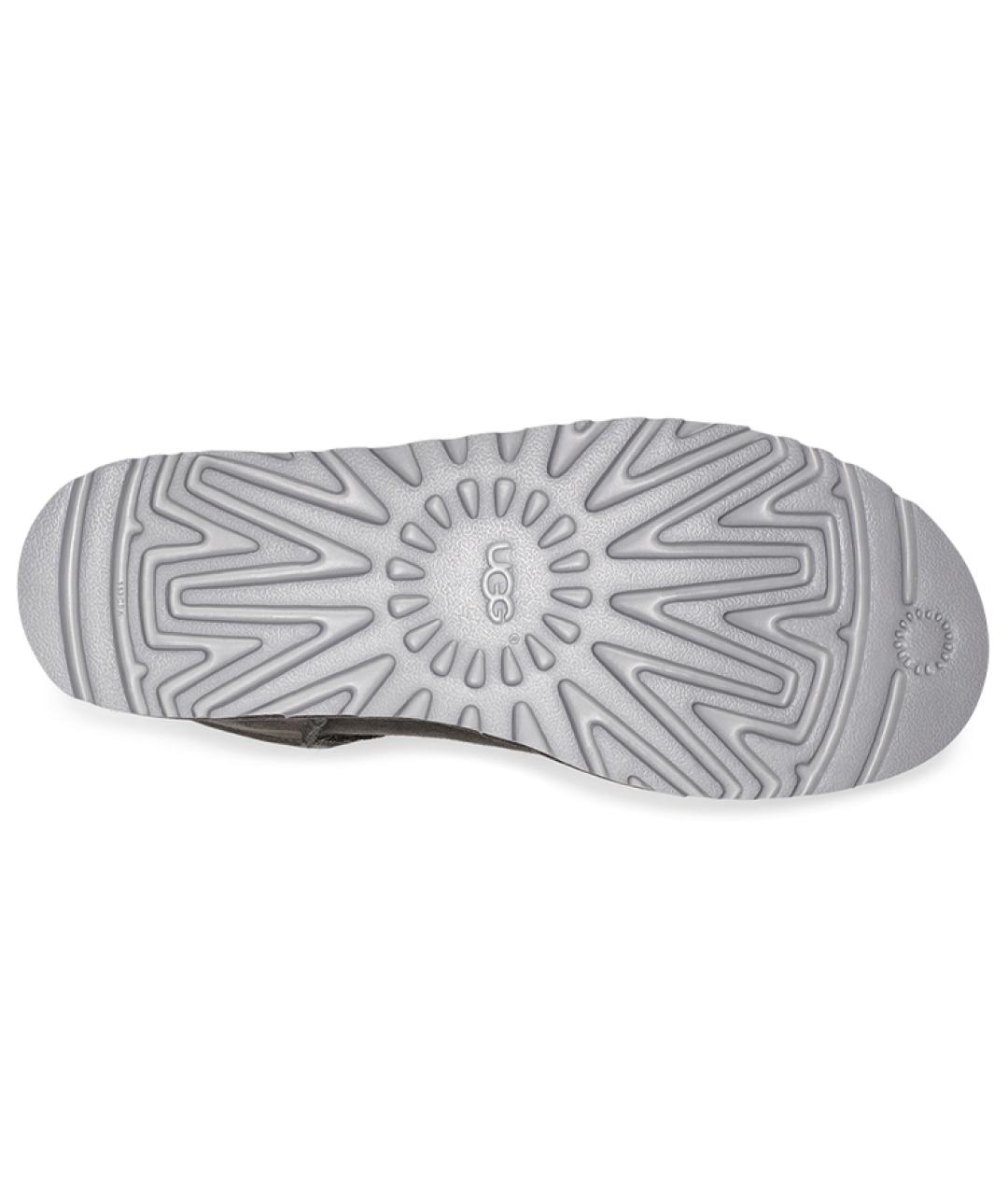 UGG AUSTRALIA Серые замшевые высокие ботинки, фото 6