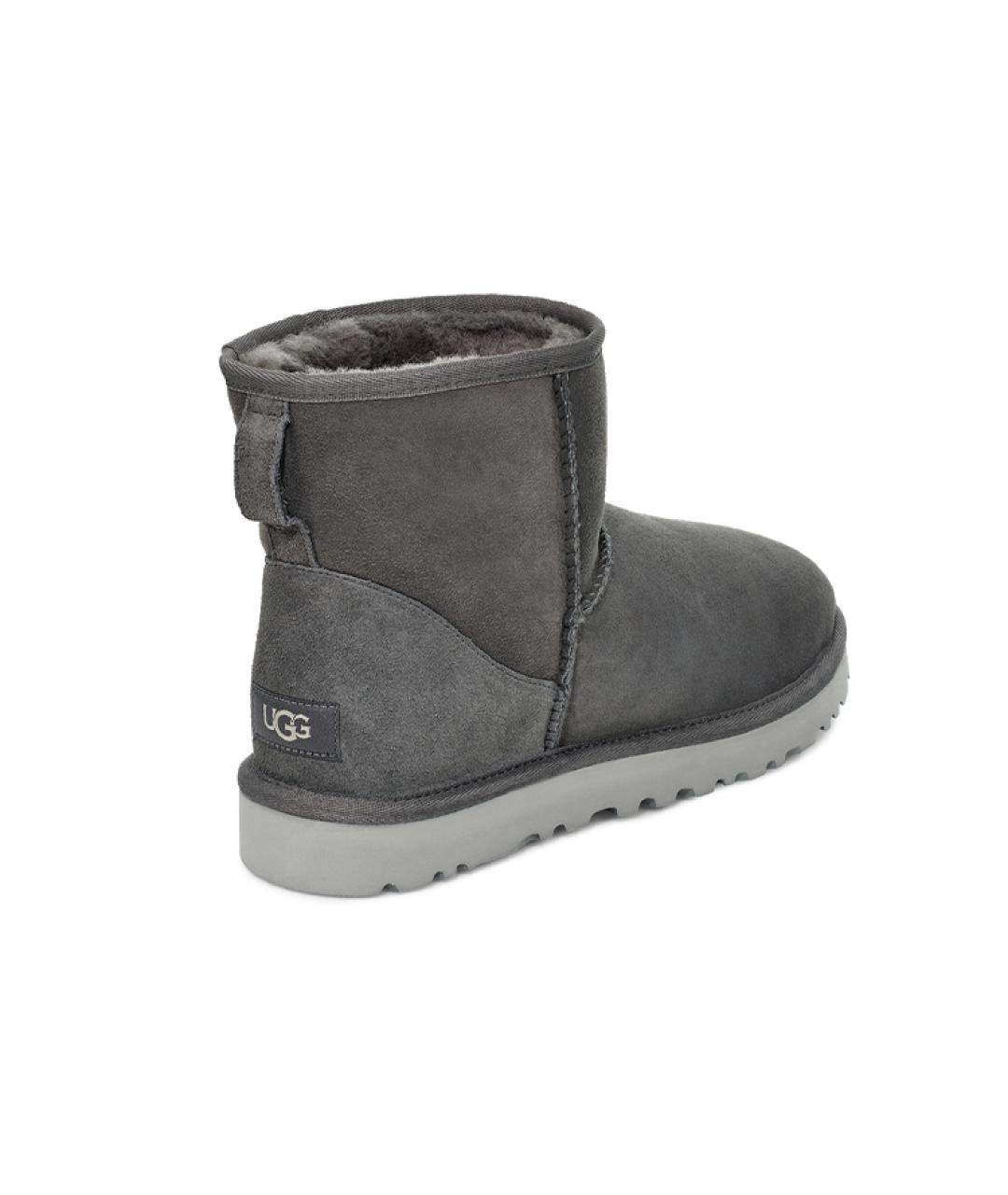 UGG AUSTRALIA Серые замшевые высокие ботинки, фото 4