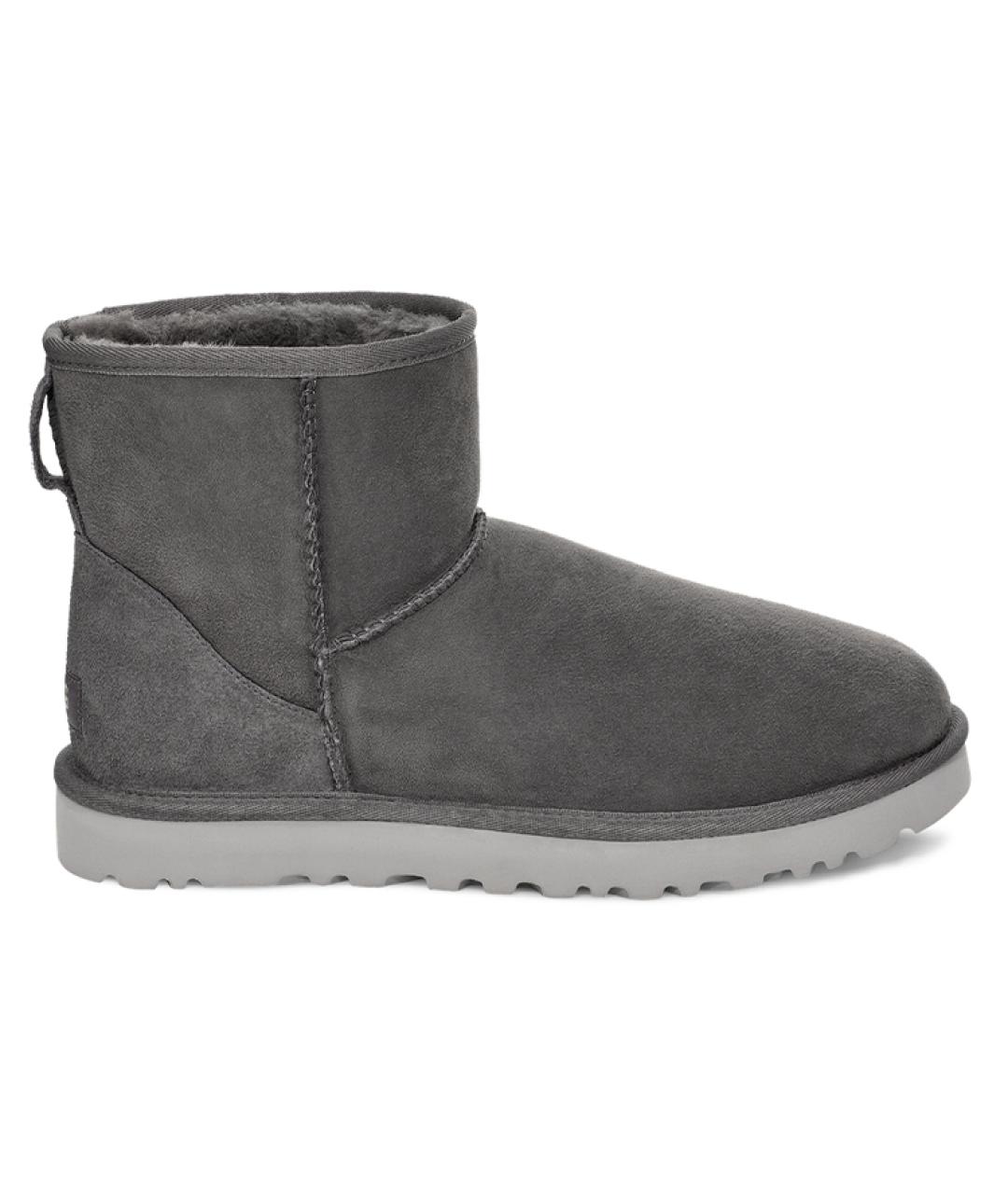 UGG AUSTRALIA Серые замшевые высокие ботинки, фото 1