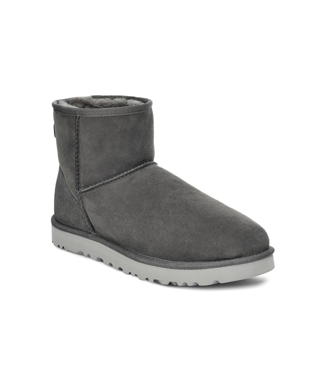 UGG AUSTRALIA Серые замшевые высокие ботинки, фото 3