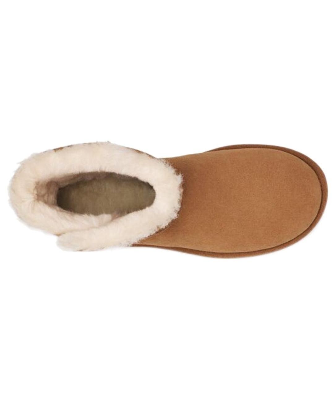 UGG AUSTRALIA Коричневые замшевые ботинки, фото 4