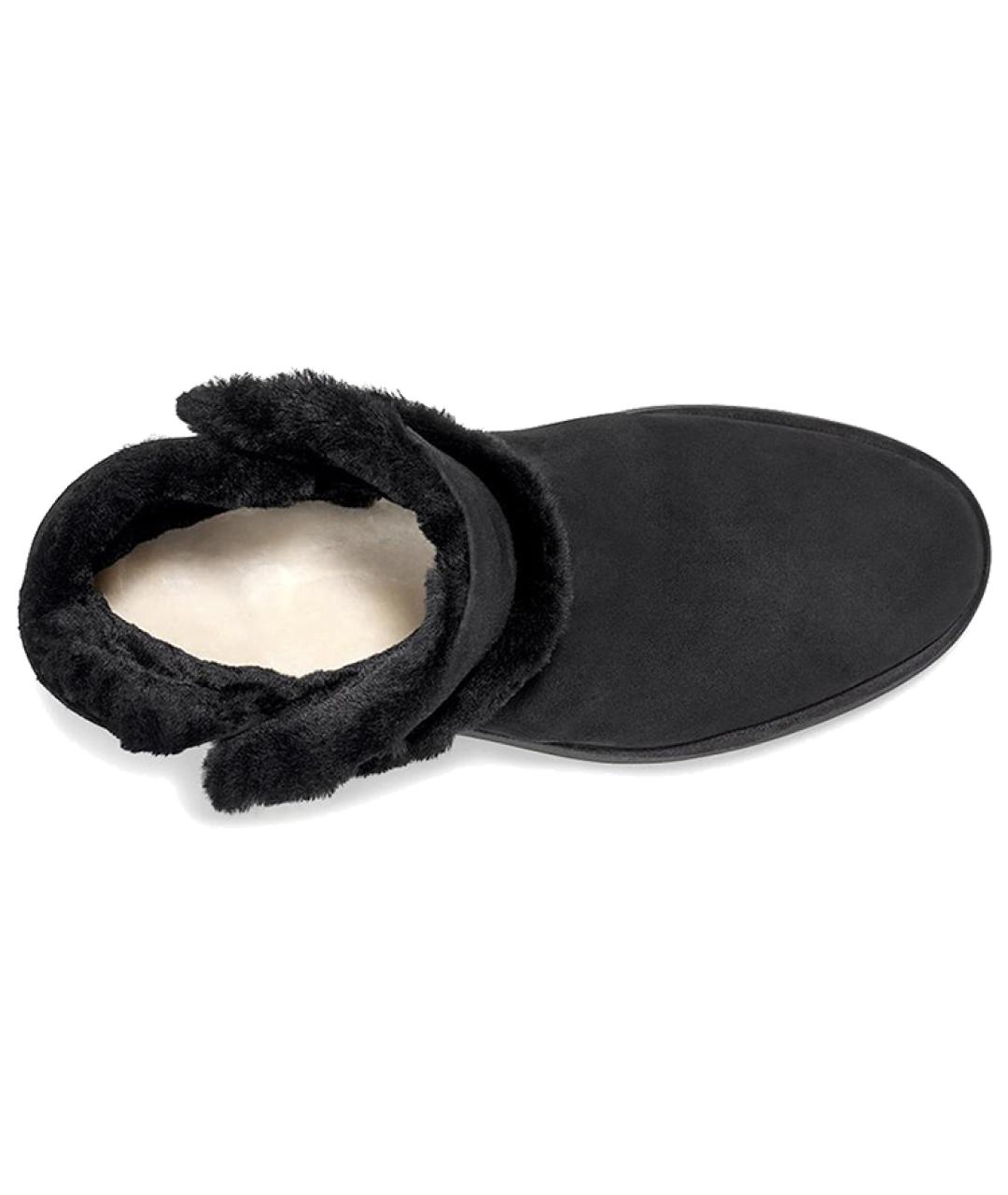 UGG AUSTRALIA Черные замшевые ботинки, фото 5