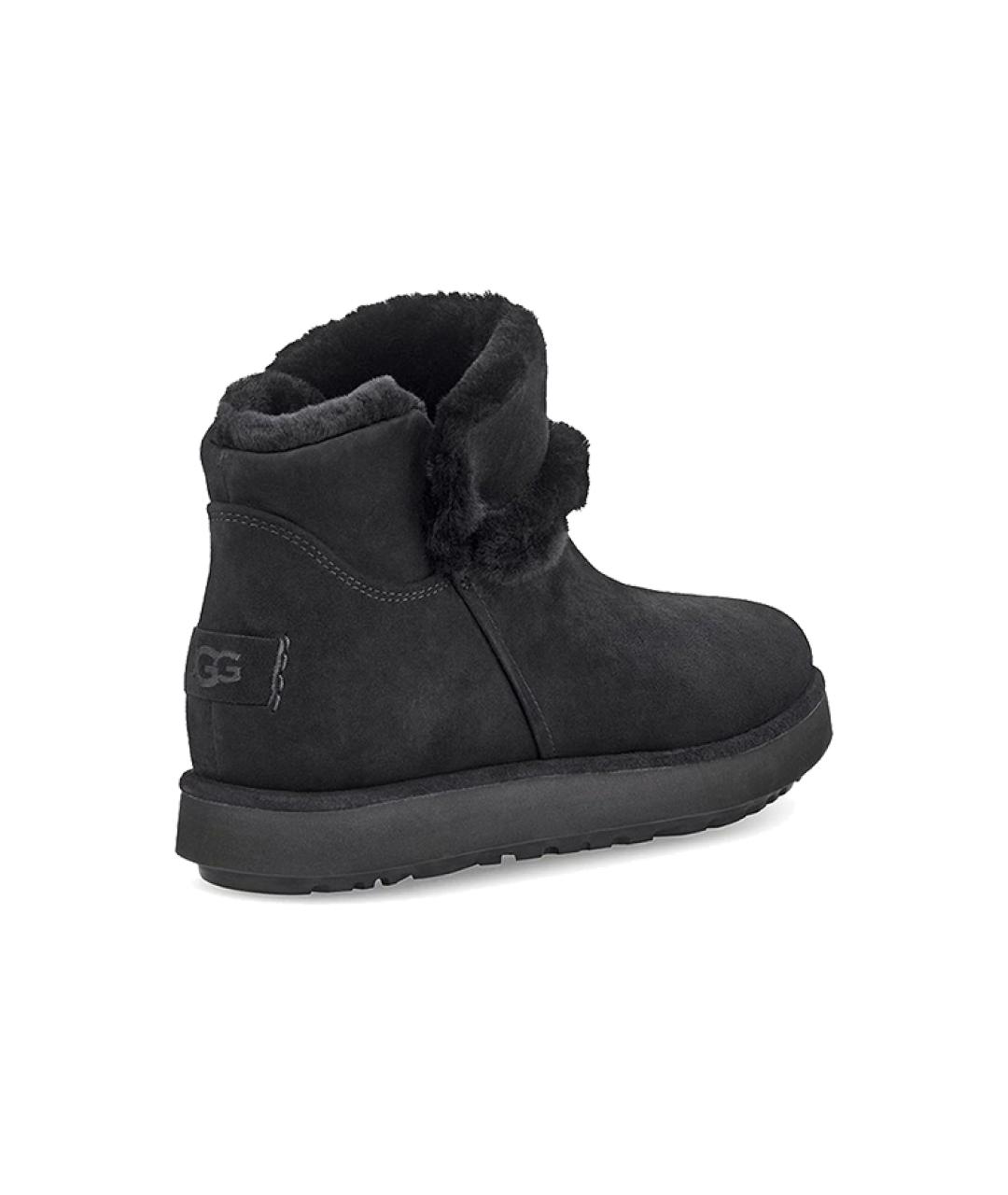 UGG AUSTRALIA Черные замшевые ботинки, фото 4