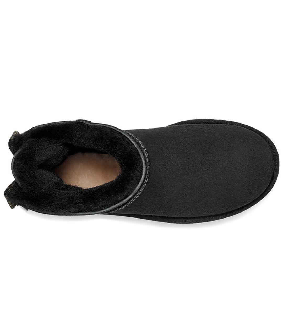 UGG AUSTRALIA Черные замшевые ботинки, фото 5