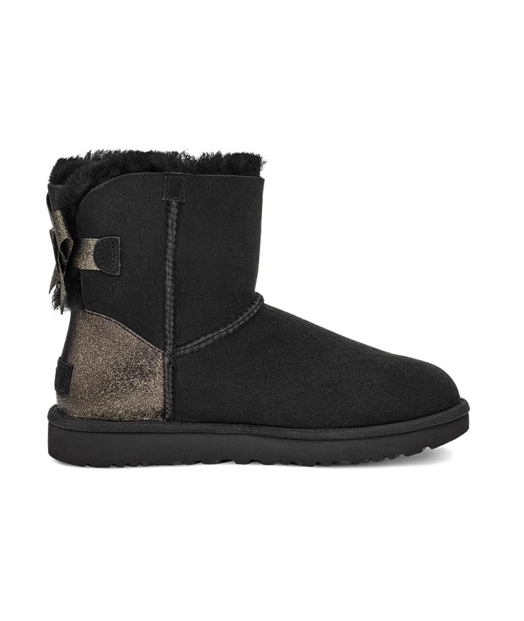 UGG AUSTRALIA Черные замшевые ботинки, фото 1