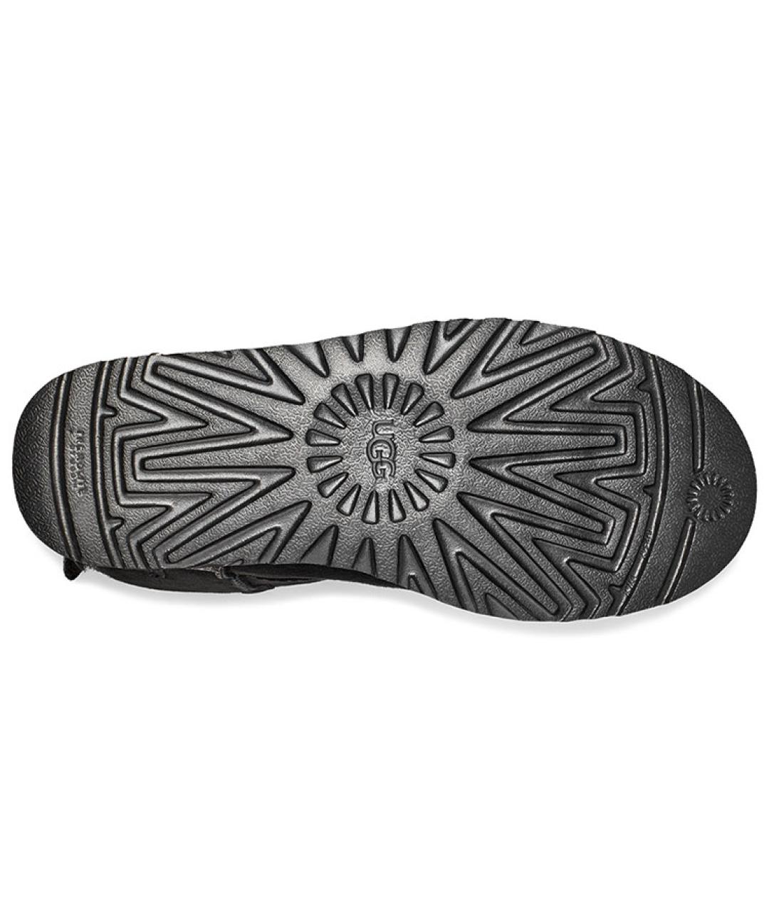 UGG AUSTRALIA Черные замшевые ботинки, фото 6