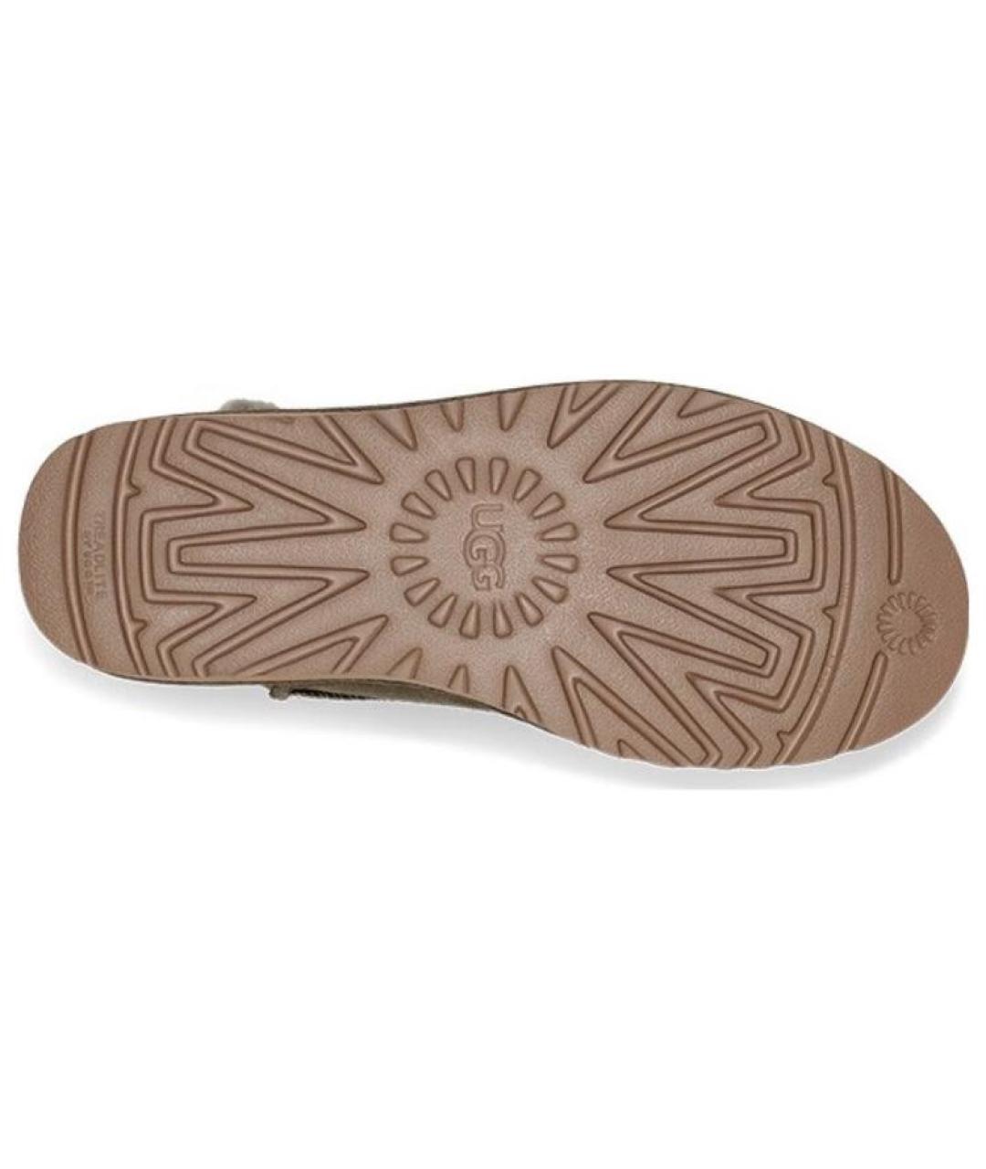 UGG AUSTRALIA Хаки замшевые ботинки, фото 6