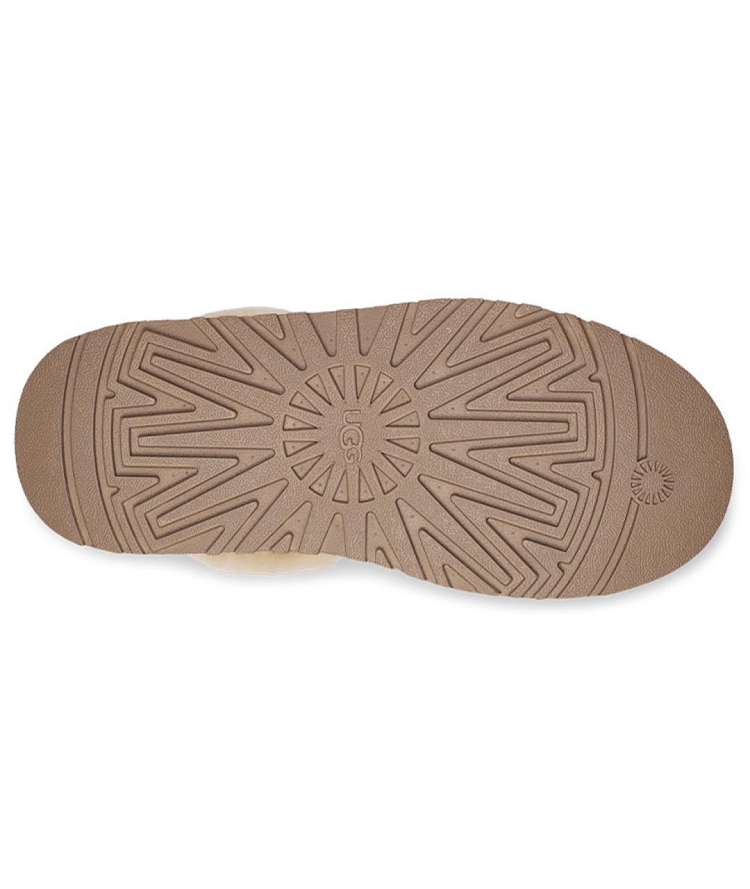 UGG AUSTRALIA Коричневые кожаные ботинки, фото 6