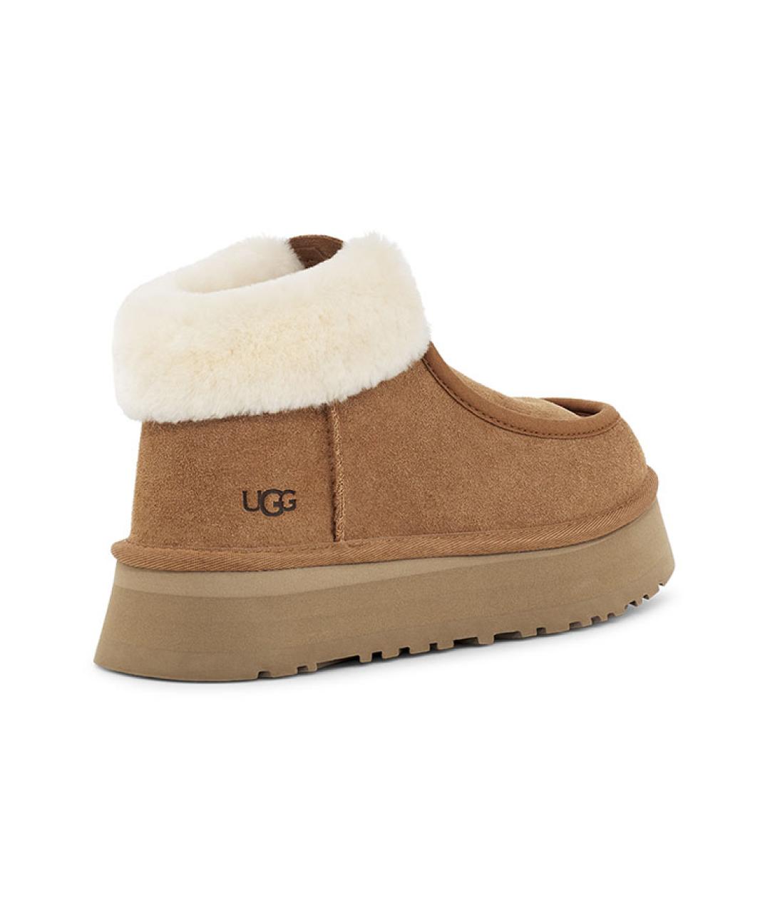 UGG AUSTRALIA Коричневые кожаные ботинки, фото 4