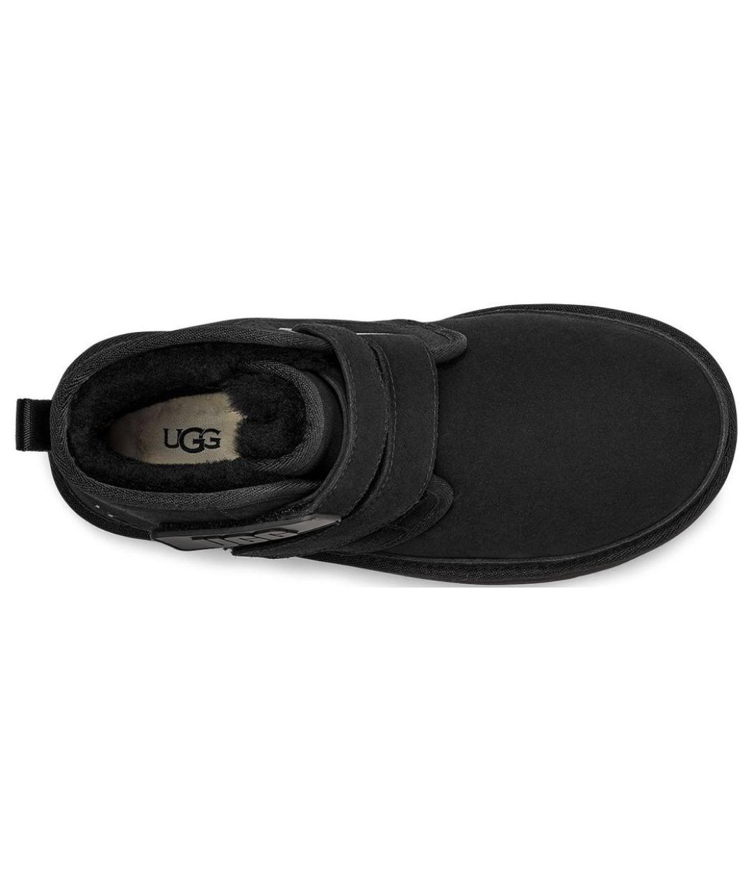 UGG AUSTRALIA Черные замшевые ботинки, фото 4