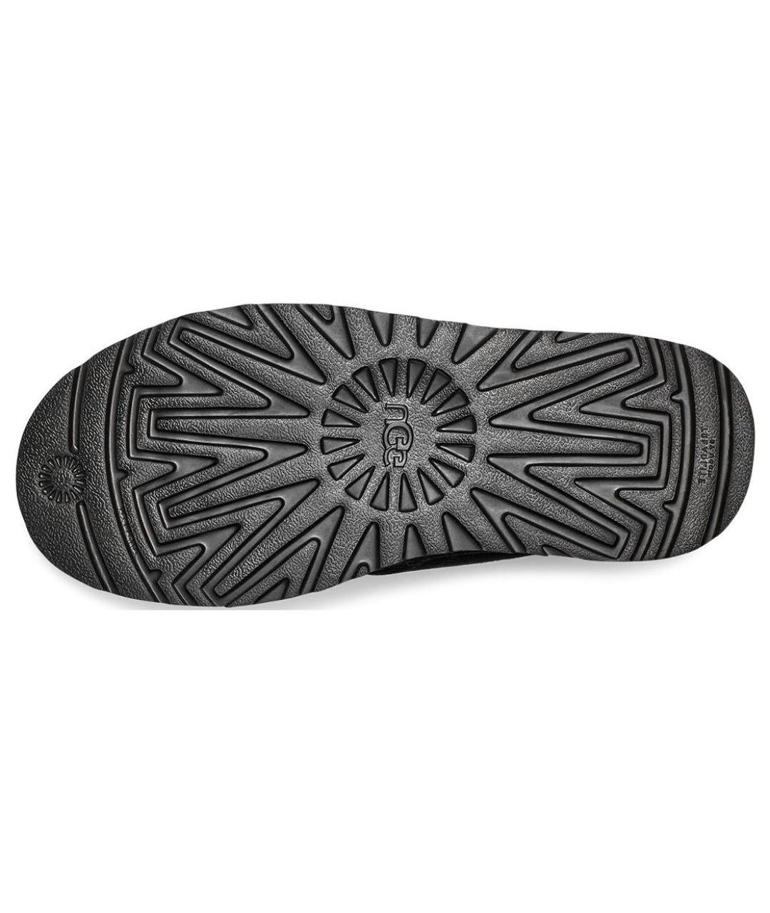 UGG AUSTRALIA Черные замшевые ботинки, фото 5