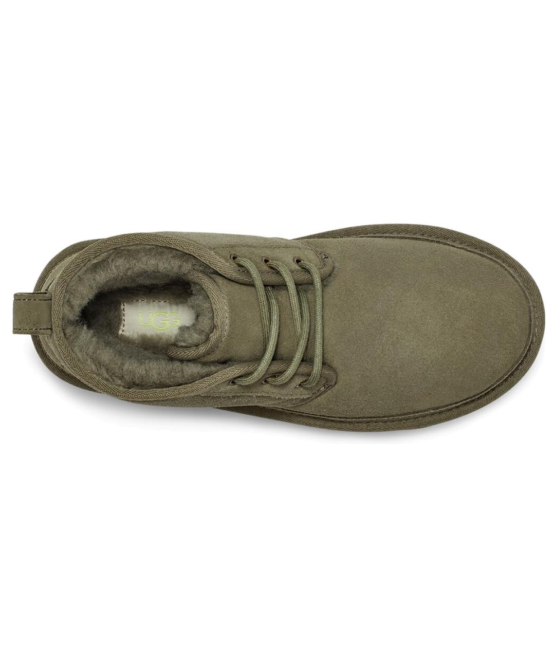 UGG AUSTRALIA Хаки замшевые ботинки, фото 4