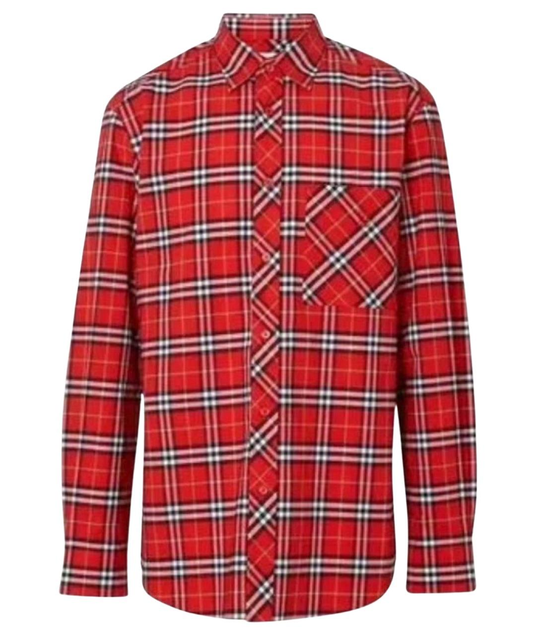 BURBERRY Мульти хлопковая кэжуал рубашка, фото 1