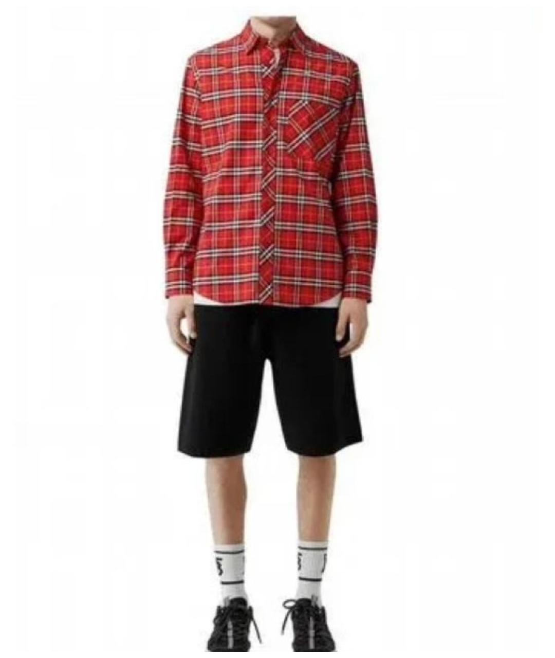 BURBERRY Мульти хлопковая кэжуал рубашка, фото 3