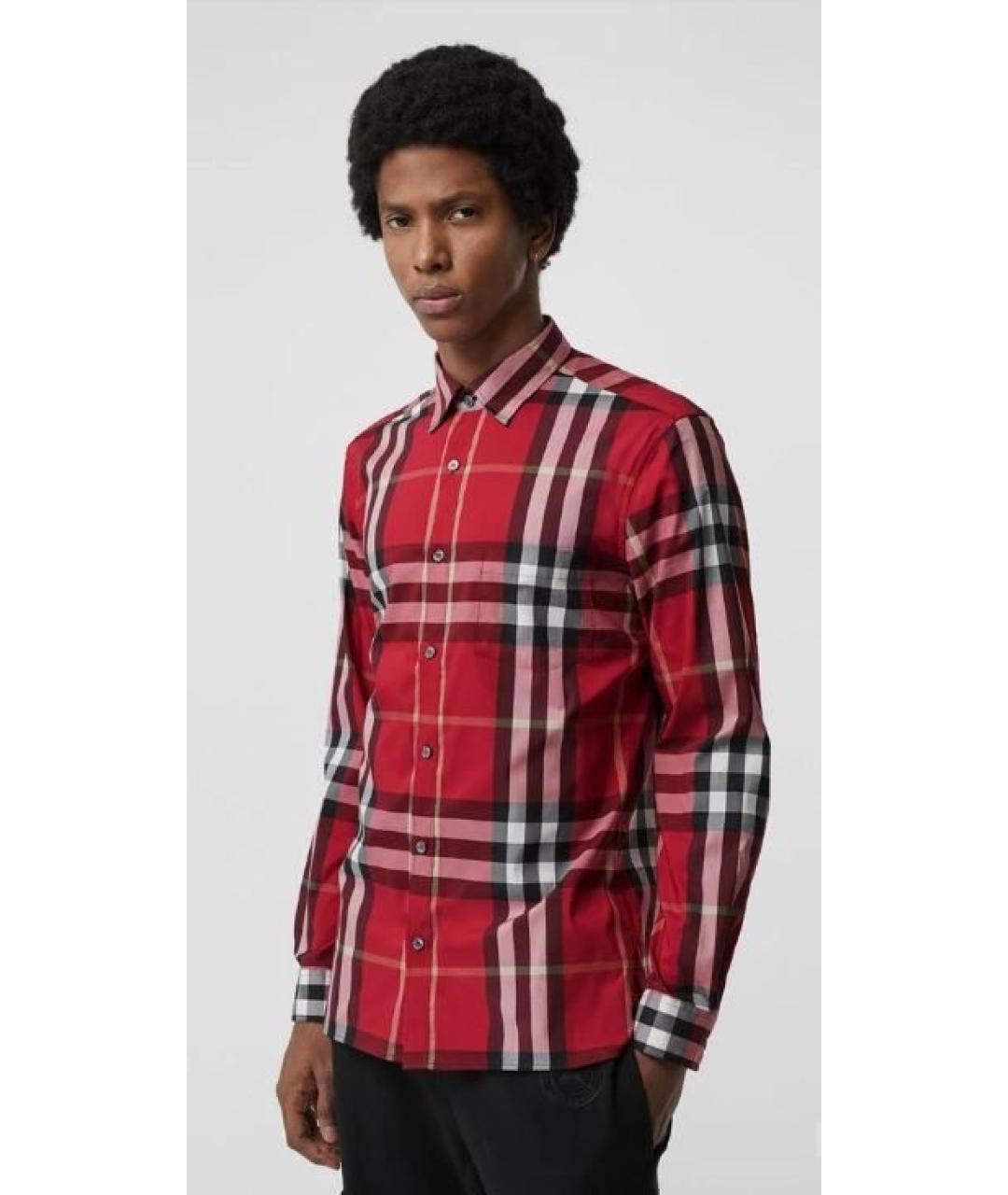 BURBERRY Мульти хлопковая кэжуал рубашка, фото 2